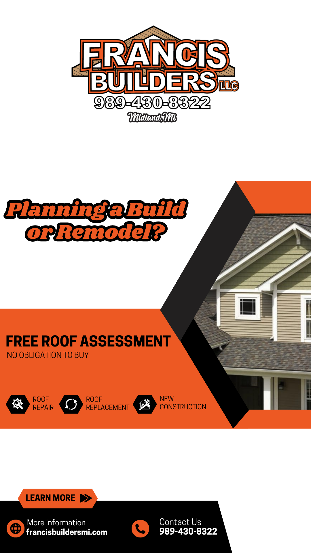 Francis Builders Facebook ad
