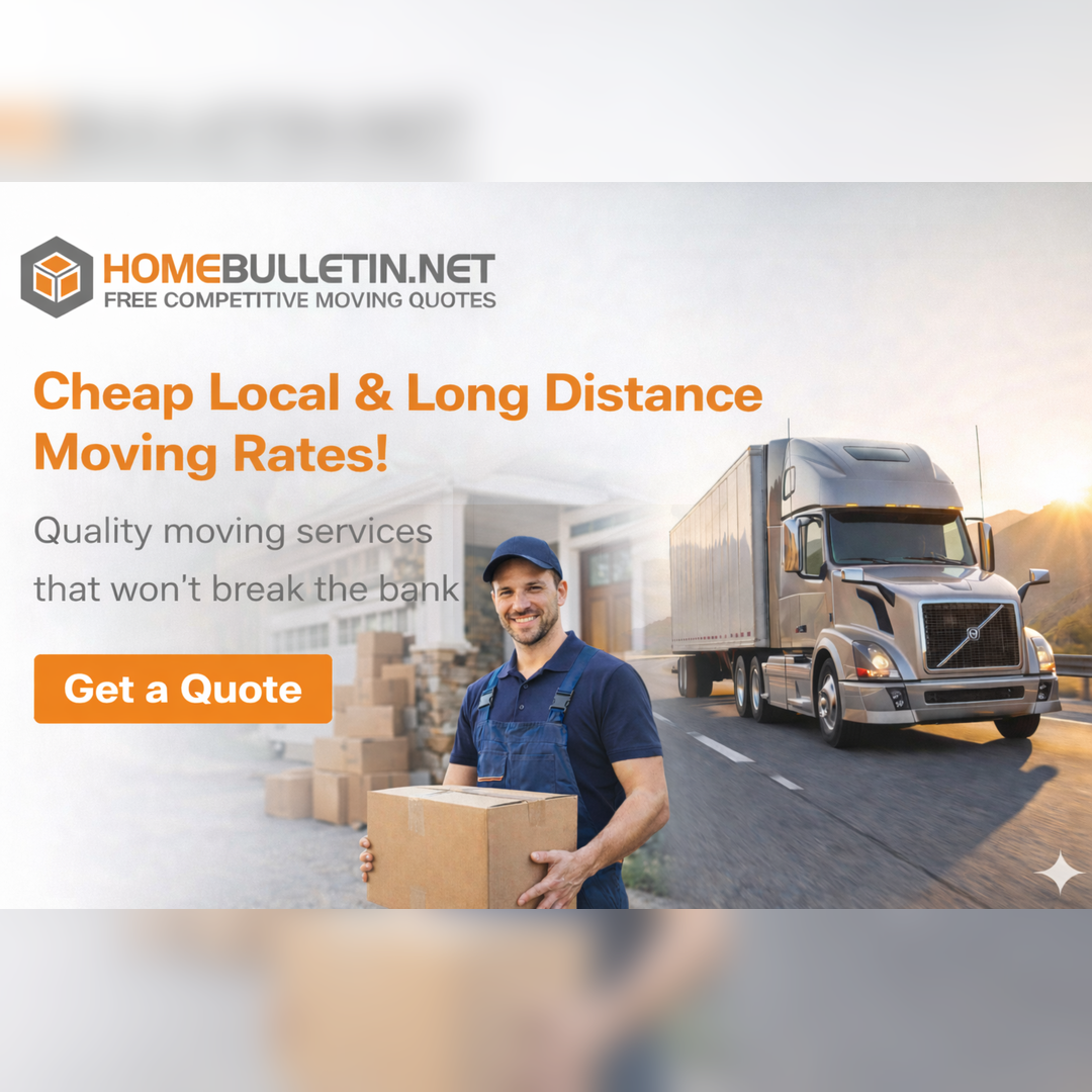 HomeBulletin Moving Quotes Facebook ad: Get up to 3 quotes from licensed &…