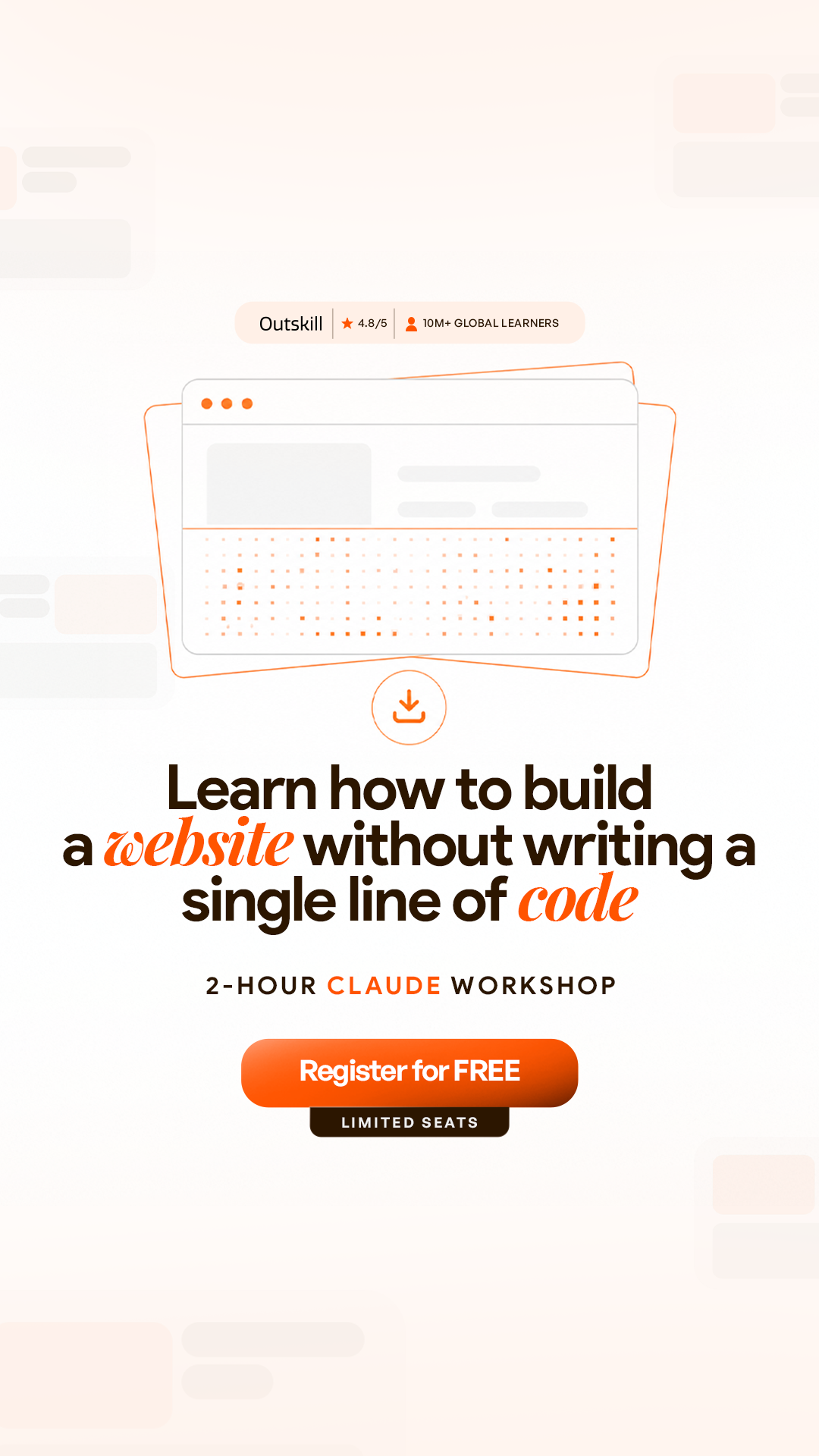 Outskill Facebook ad