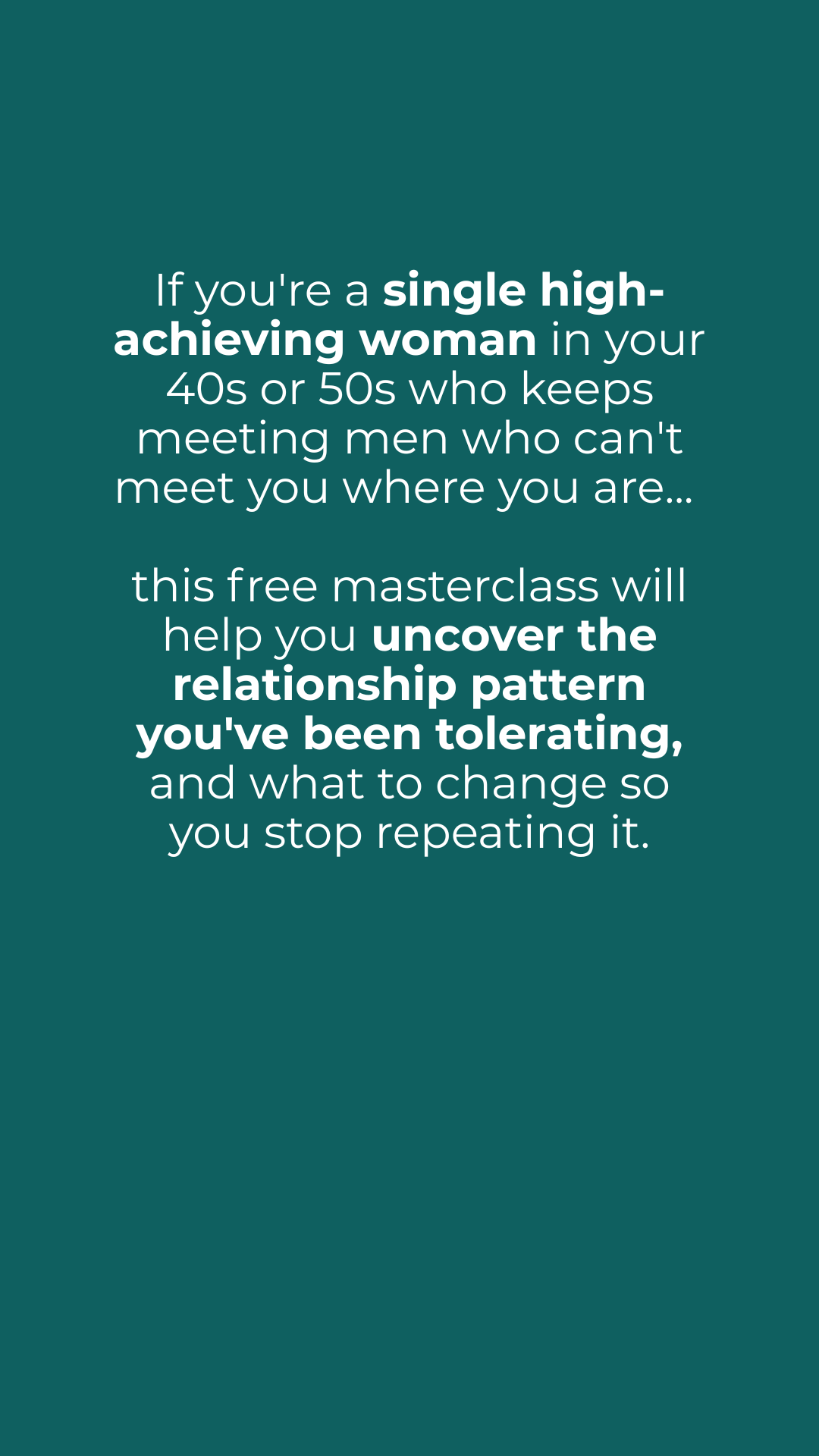 The Sovereign Legacy Group Facebook ad: Free Live Masterclass, July 30