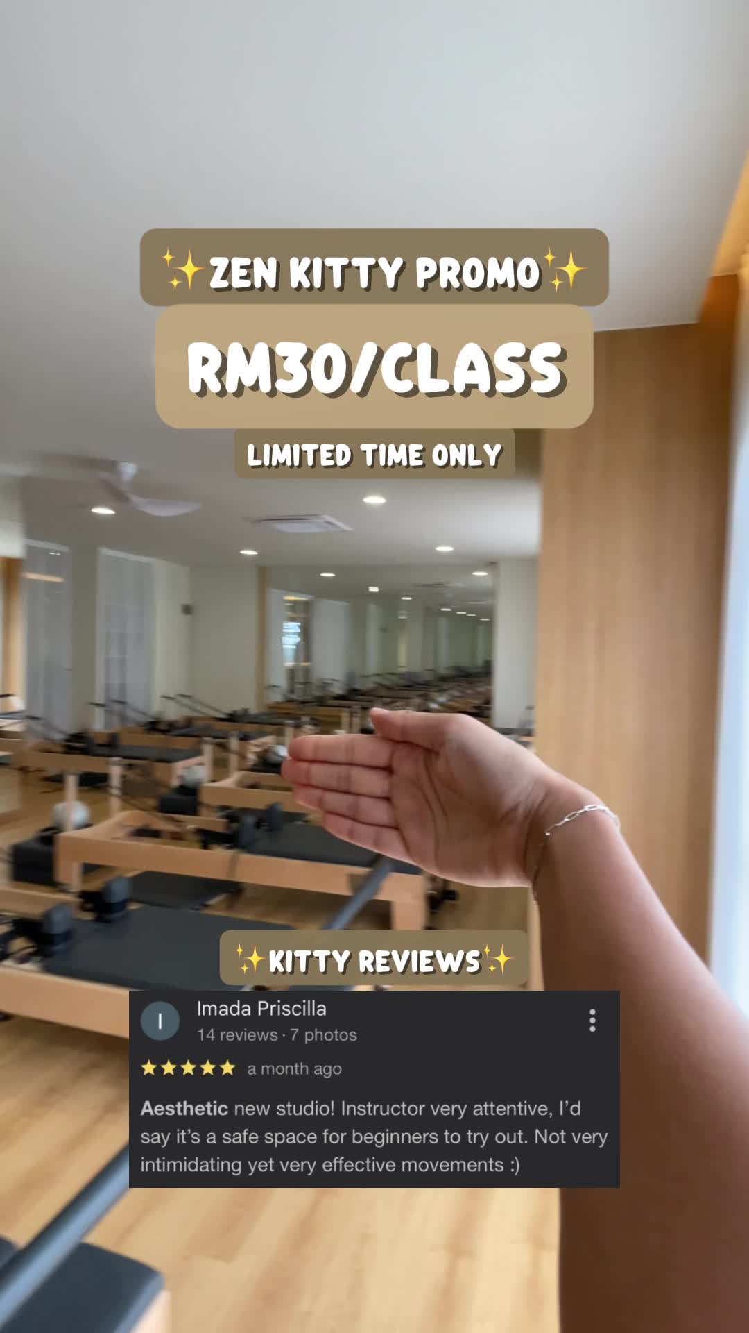 Zen Kitty PIlates & Yoga Studio Facebook ad: Be A Hot Pilates Mami!