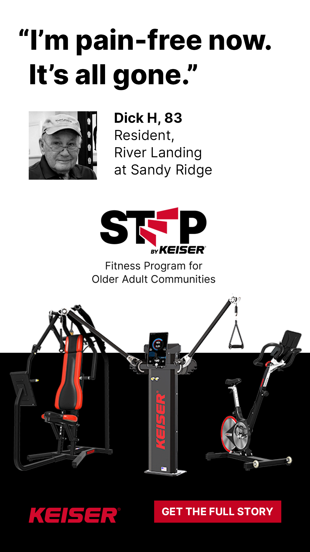 Keiser Facebook ad