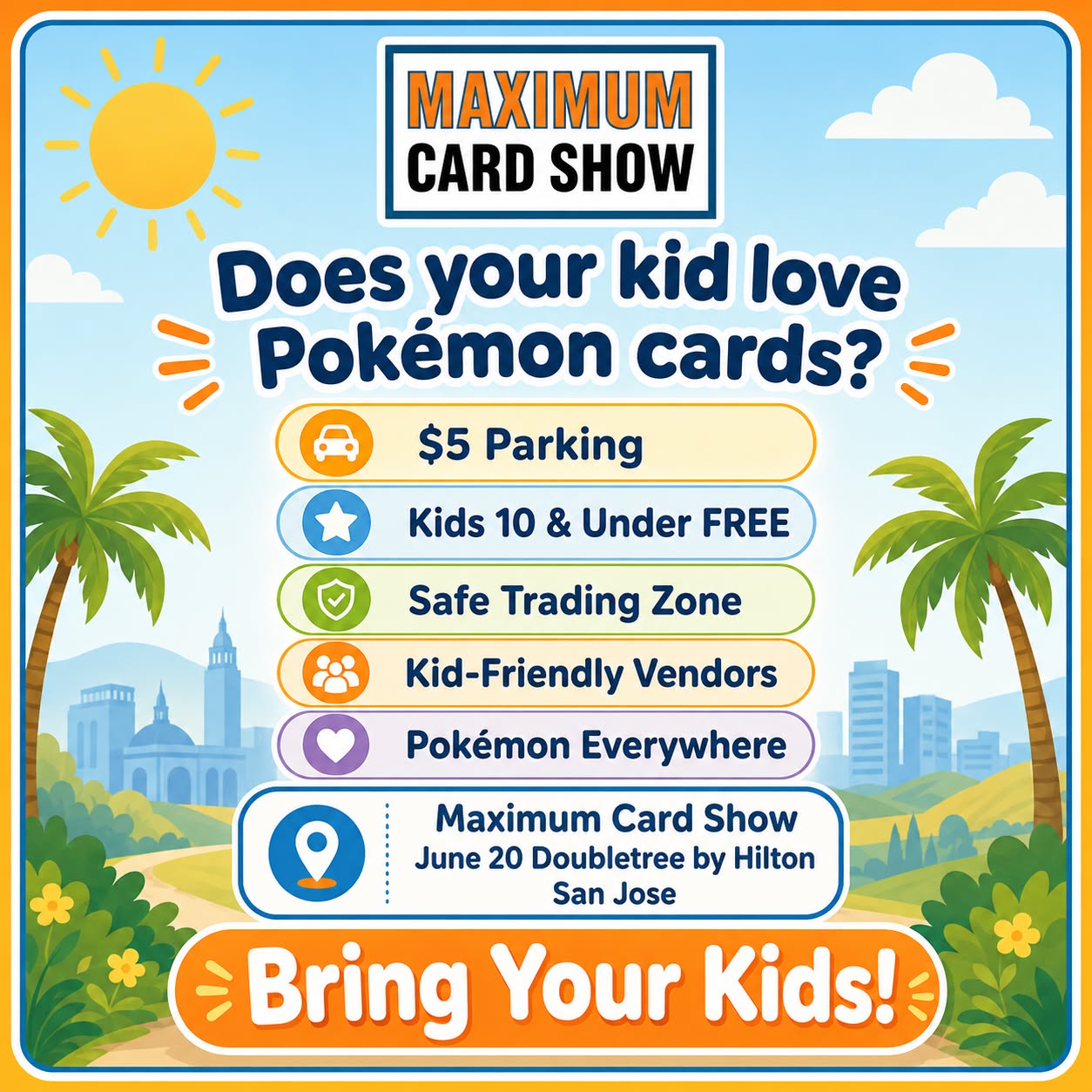 Maximum Card Show Facebook ad