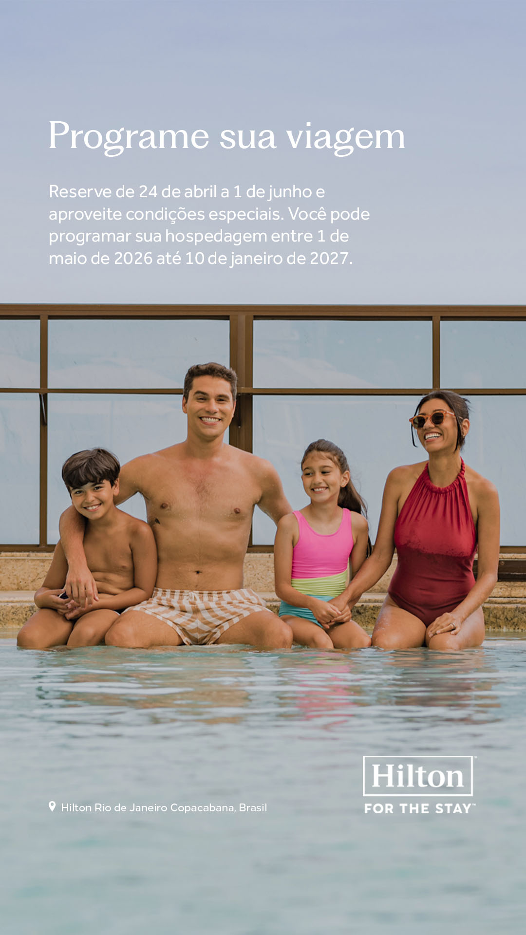 Hilton Rio de Janeiro Copacabana Facebook ad