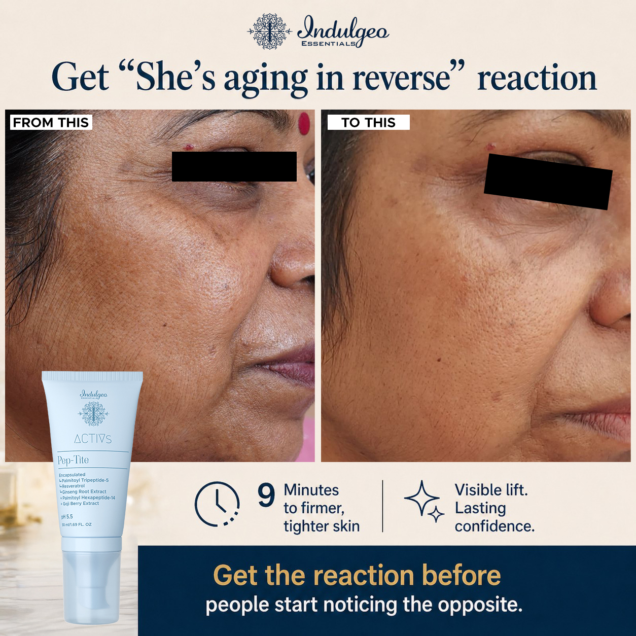 Indulgeo.essentials Facebook ad