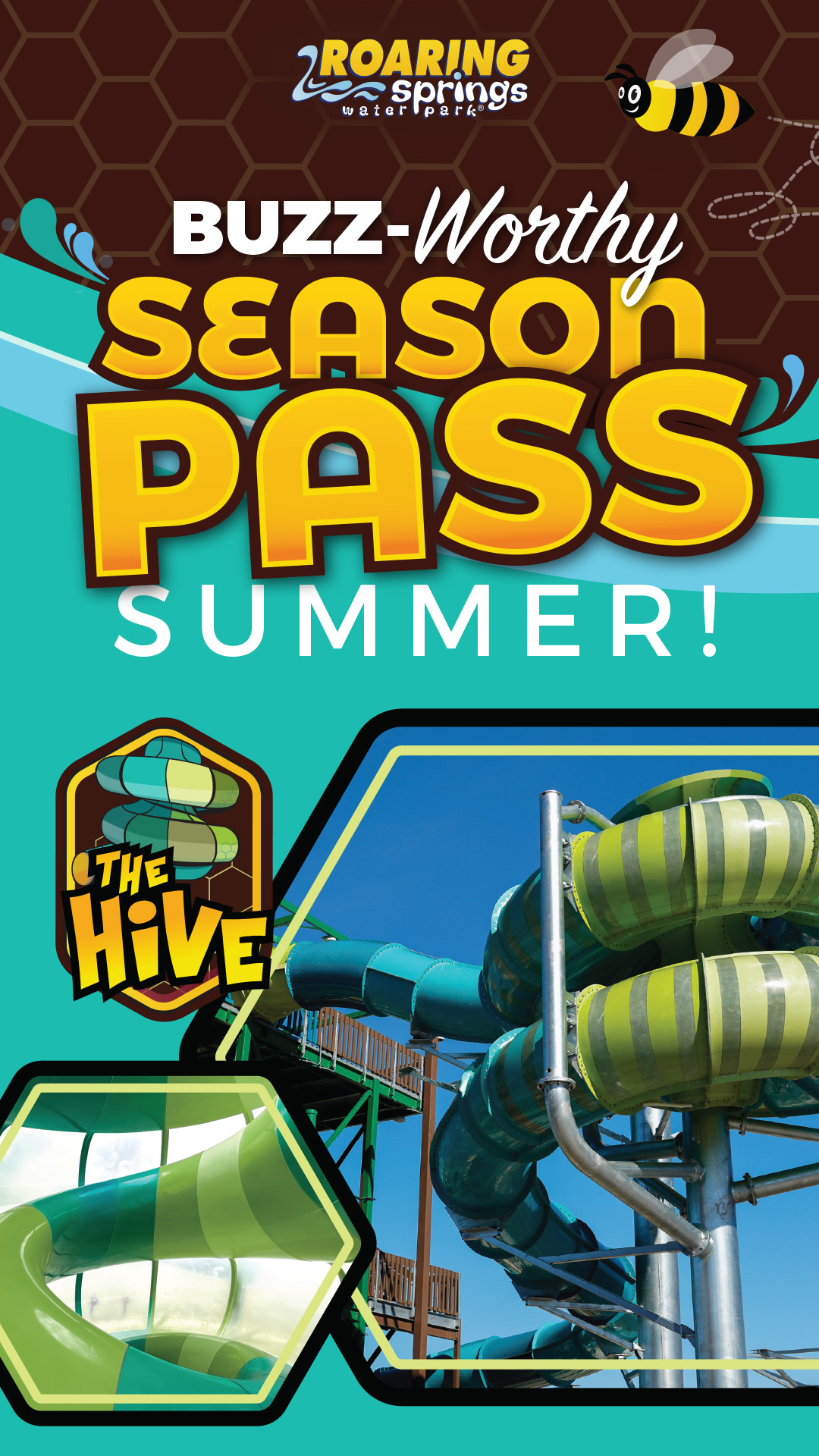Roaring Springs Waterpark Facebook ad from May 13, 2026