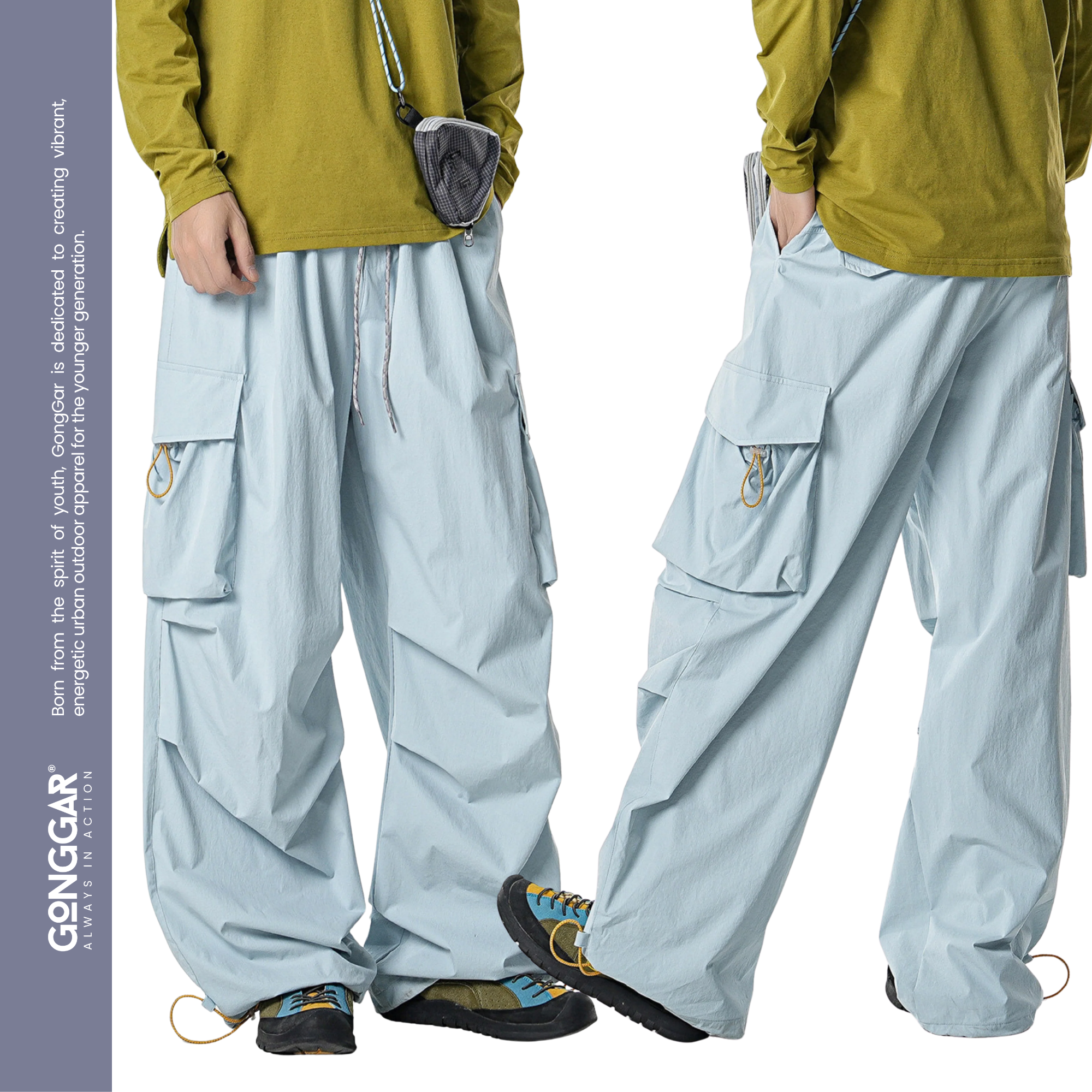 Gonggar Outdoor Apparel Facebook ad: GONGGAR: Confidence for Any Adventure