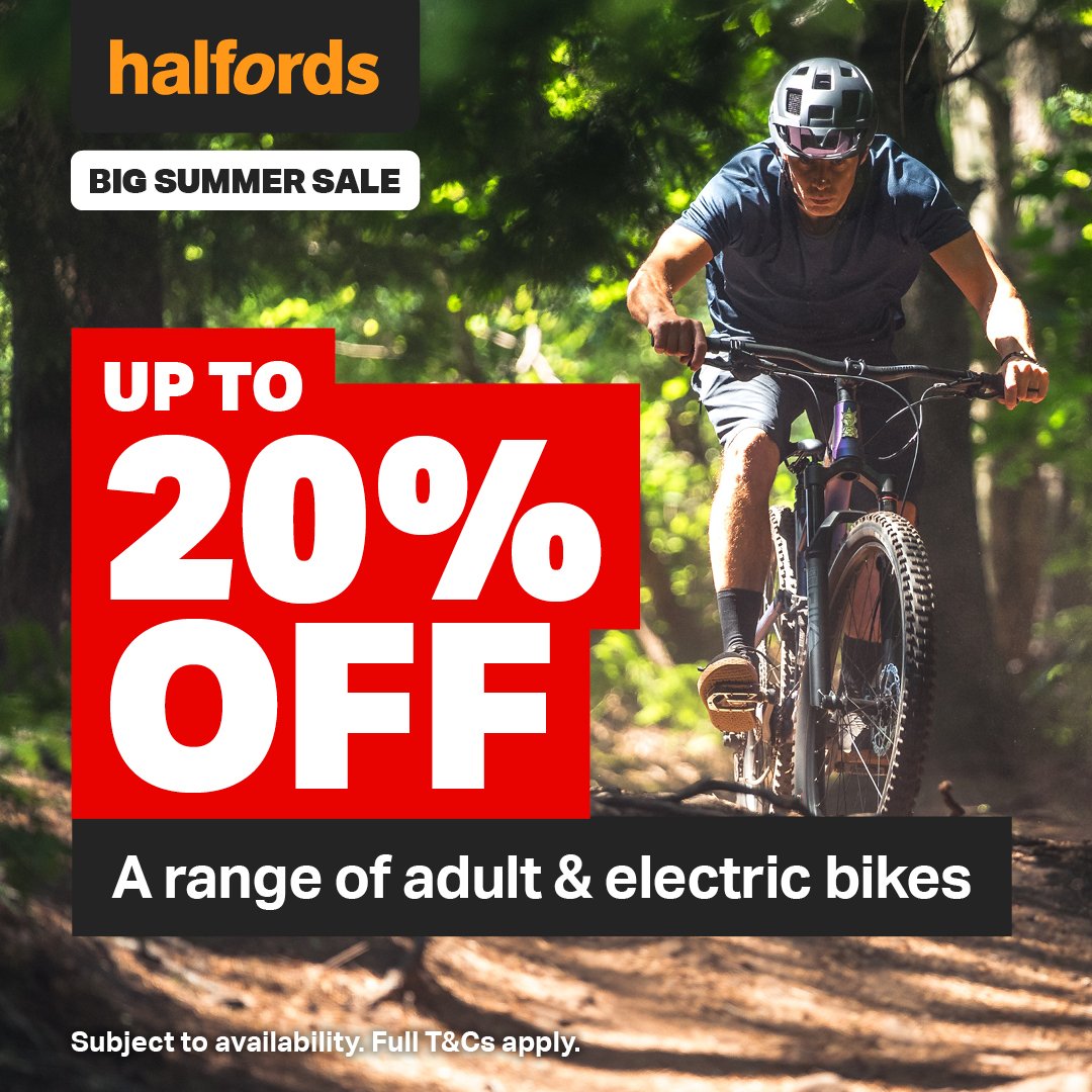 Halfords Facebook ad: Turn up the heat on savings Shop summer…