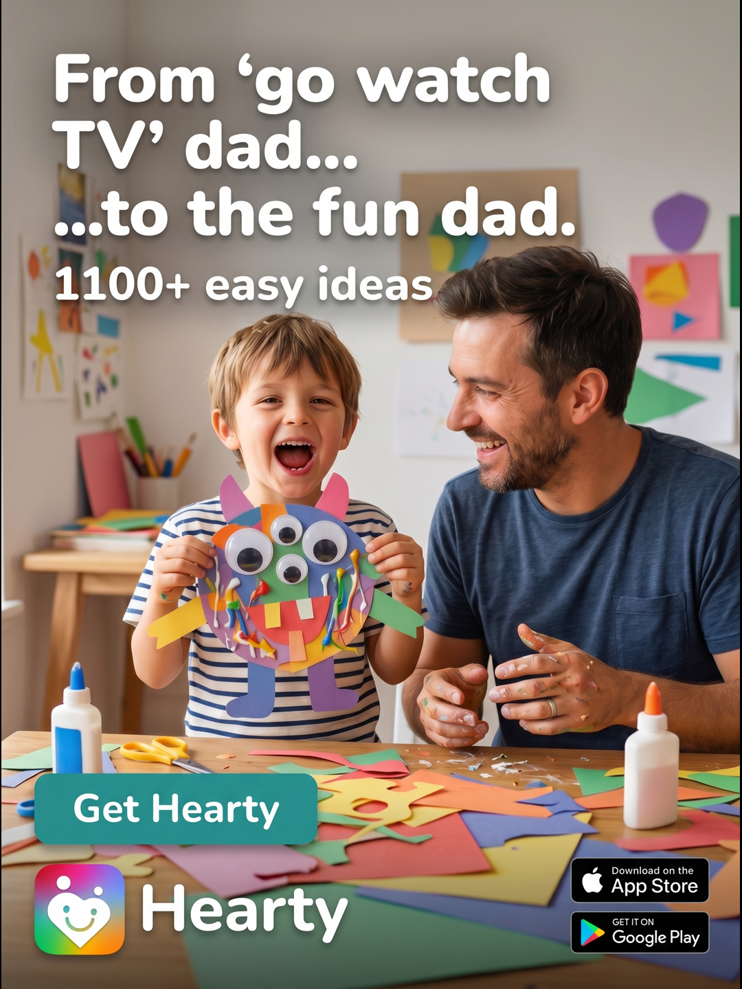 Hearty App Facebook ad