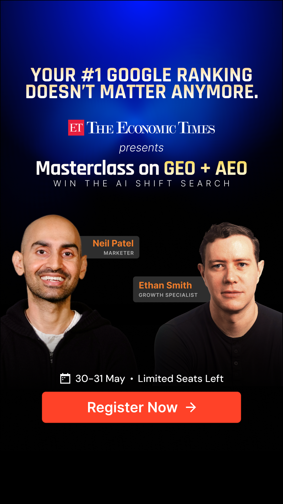 The Economic Times Facebook ad