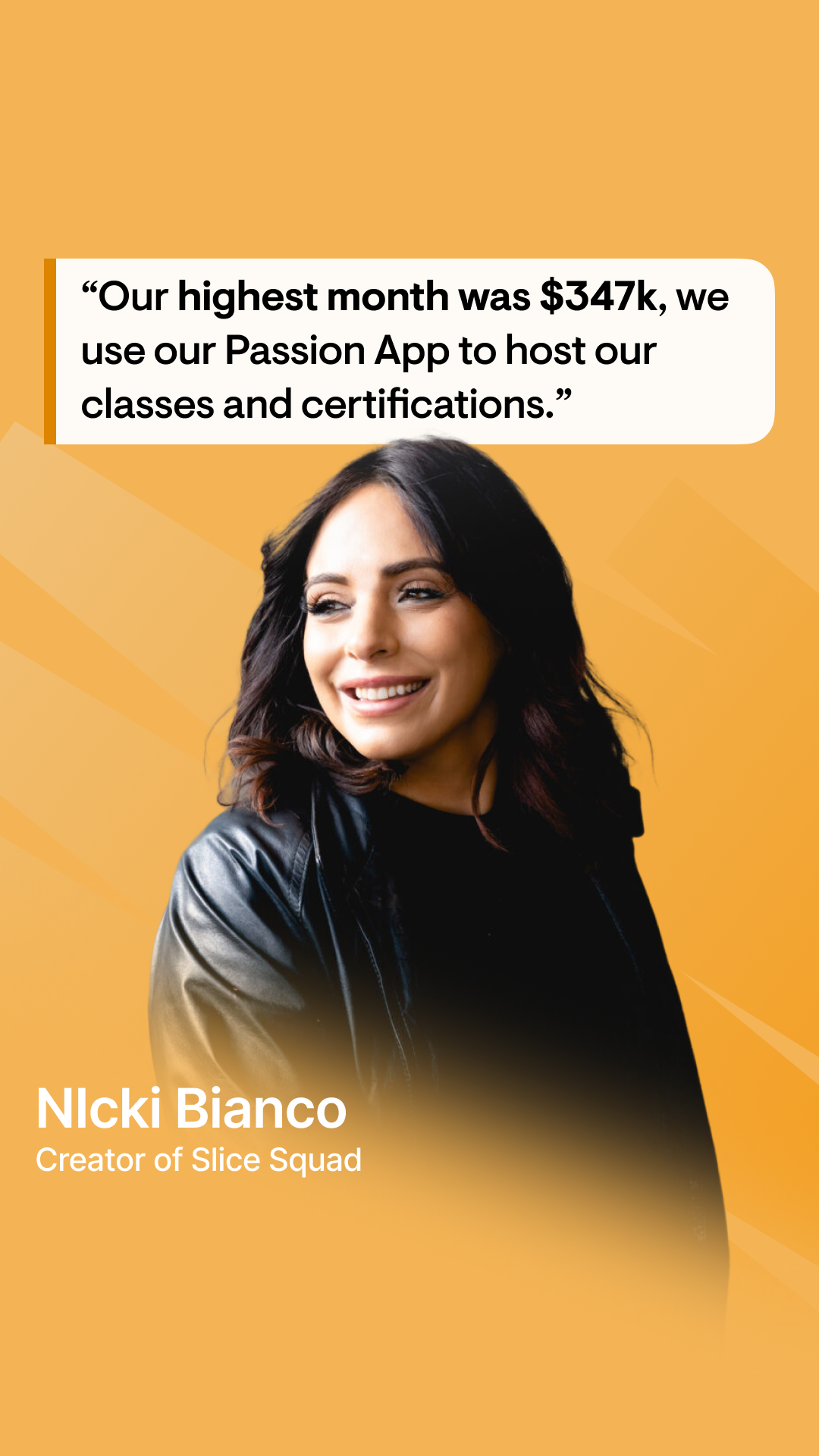 passion.io Facebook ad
