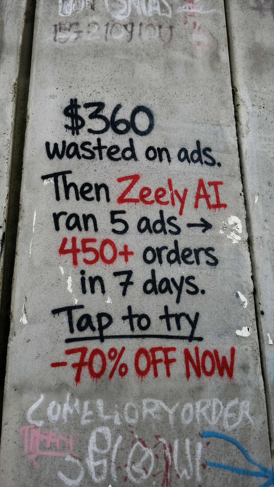 Zeely Facebook ad