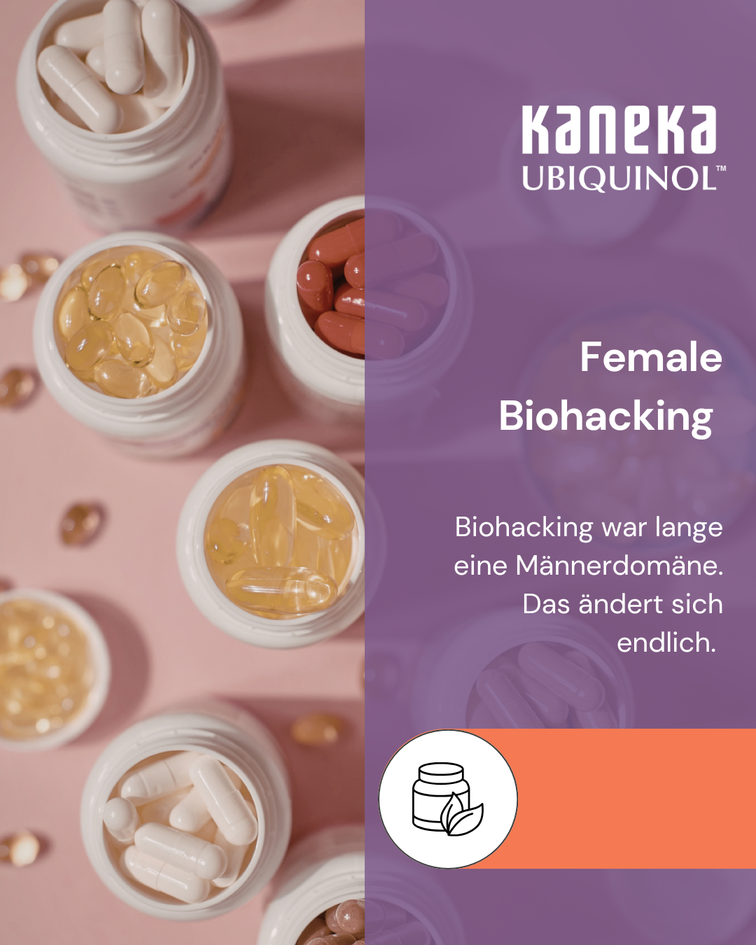 ubiquinol_de Facebook ad: Biohacking war lange eine Männerdomäne.