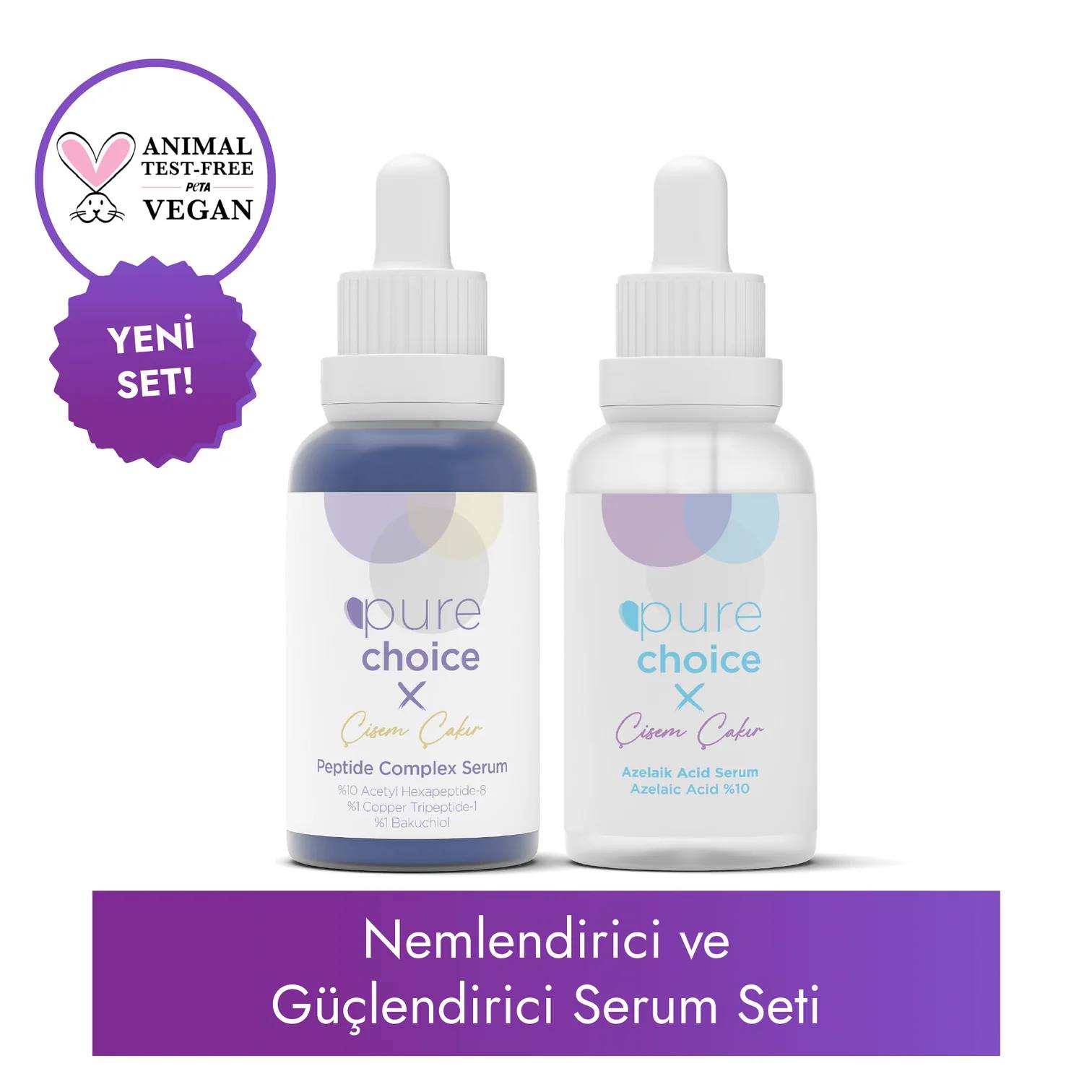 Pure Choice Facebook ad: Cildine hak ettiği özeni göster ve ışıltını ortaya…