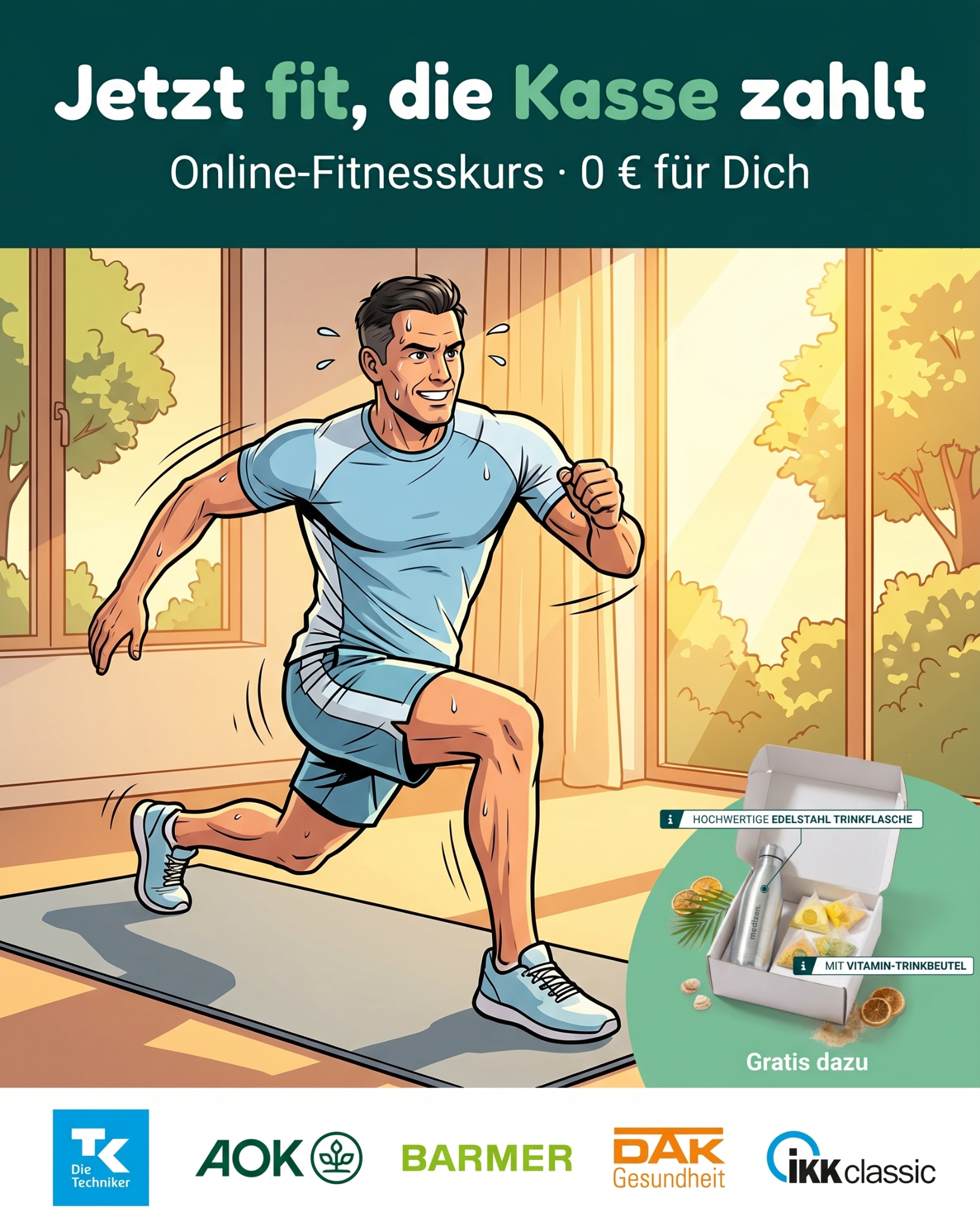 Medizen Fitness App Facebook ad