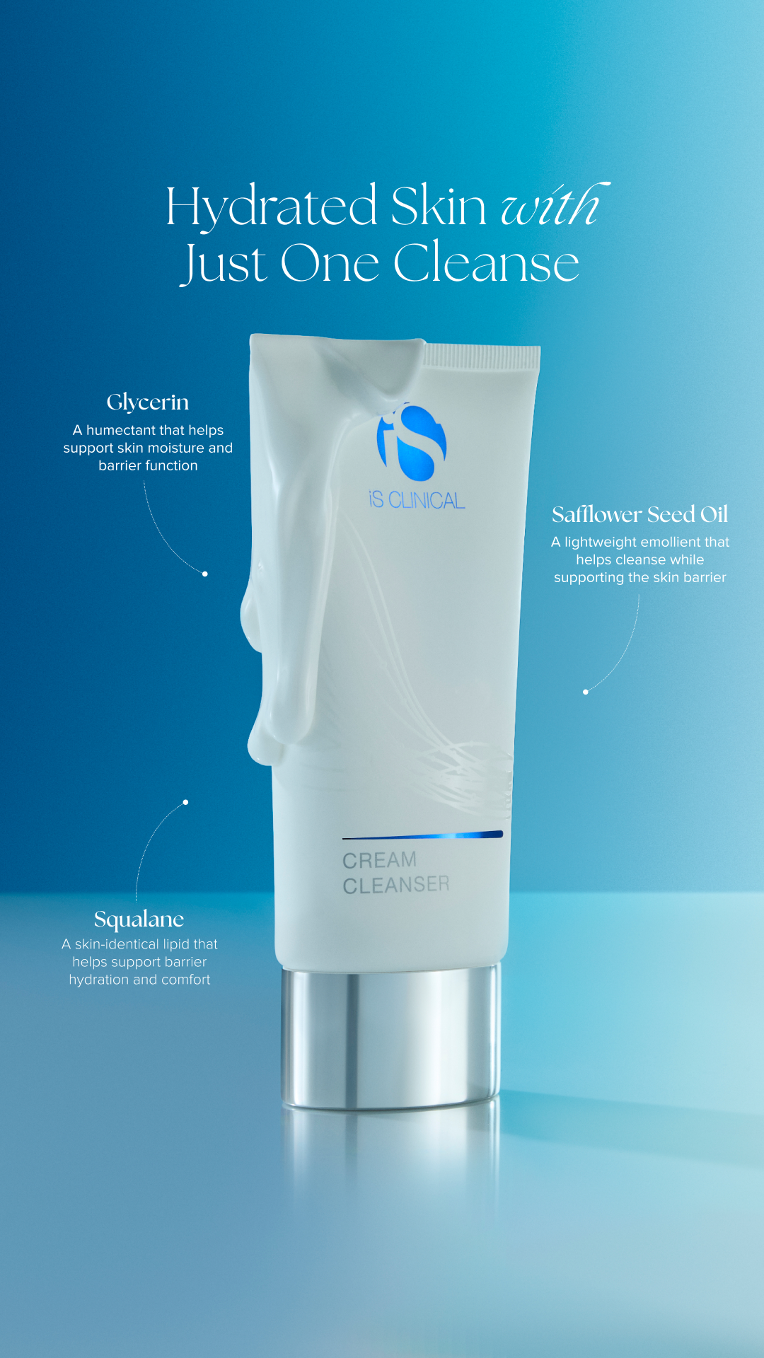 iS CLINICAL Facebook ad: Professional-Level Cream Cleanser