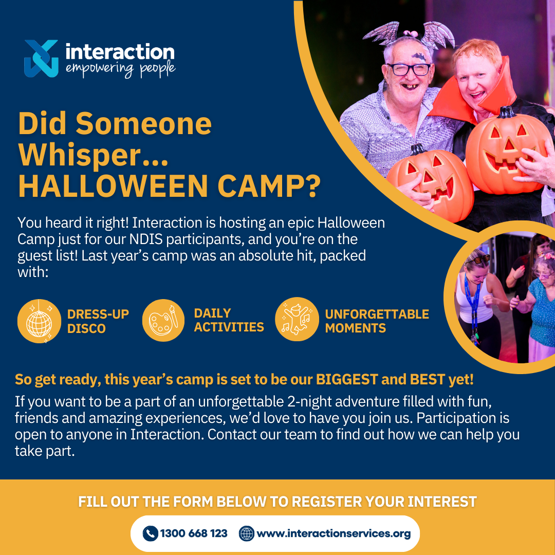 Interaction Disability Services Facebook ad
