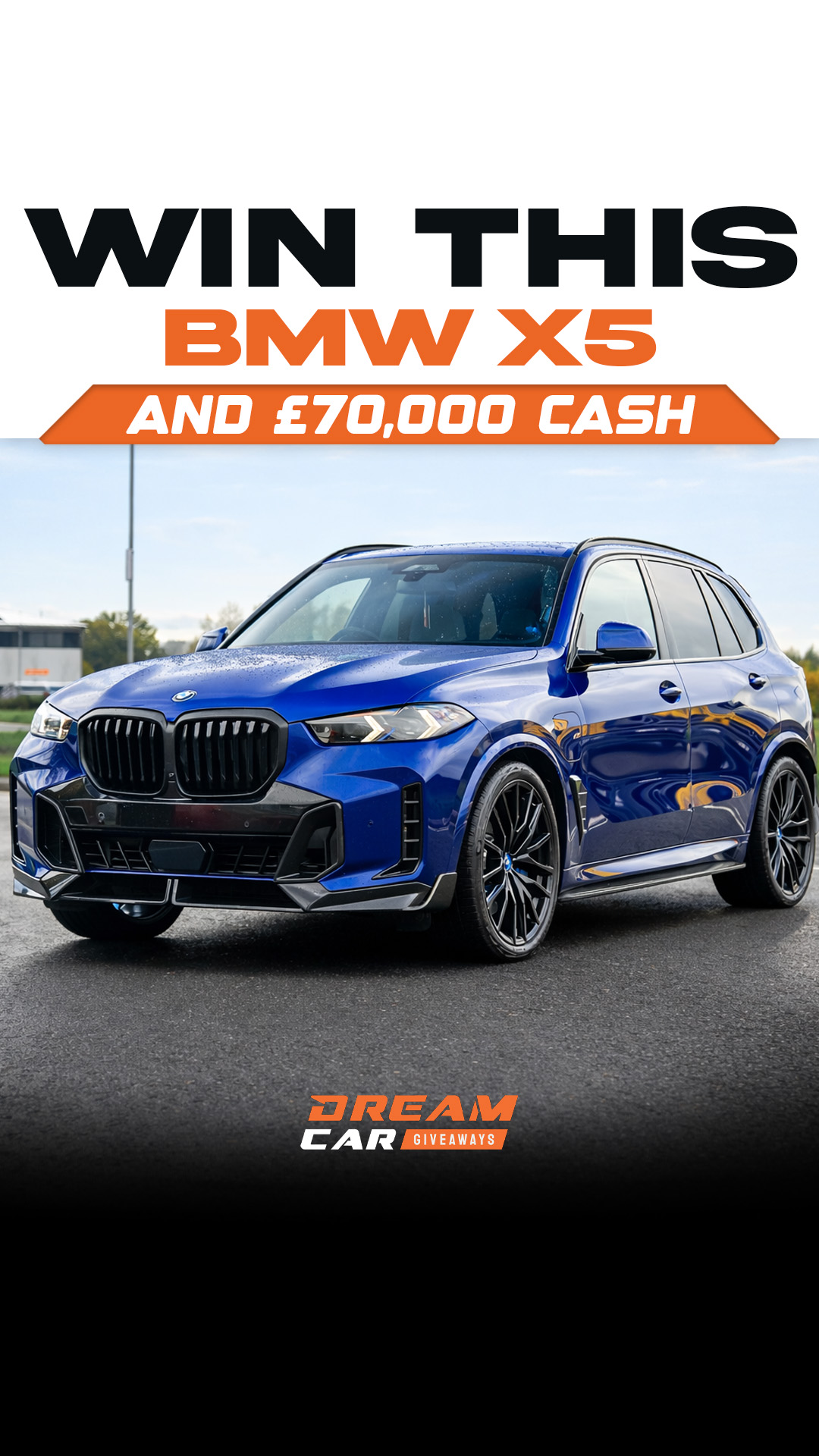 Dream Car Giveaways Facebook ad
