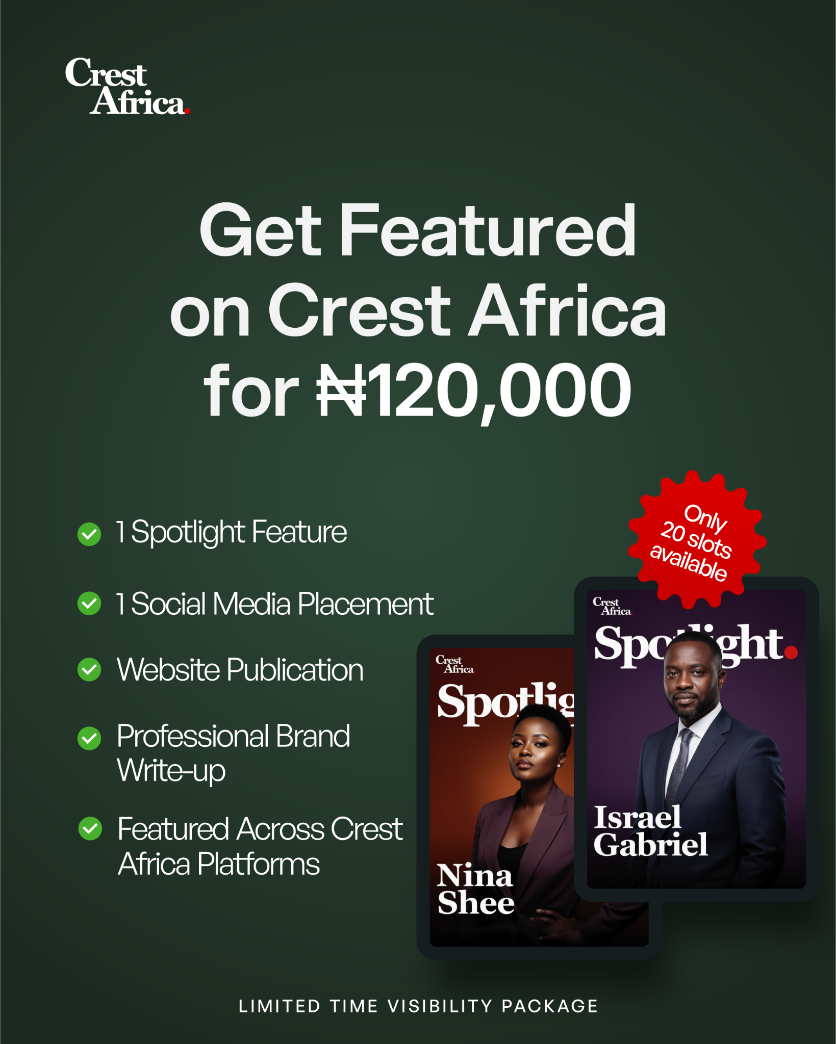 CrestAfrica Facebook ad