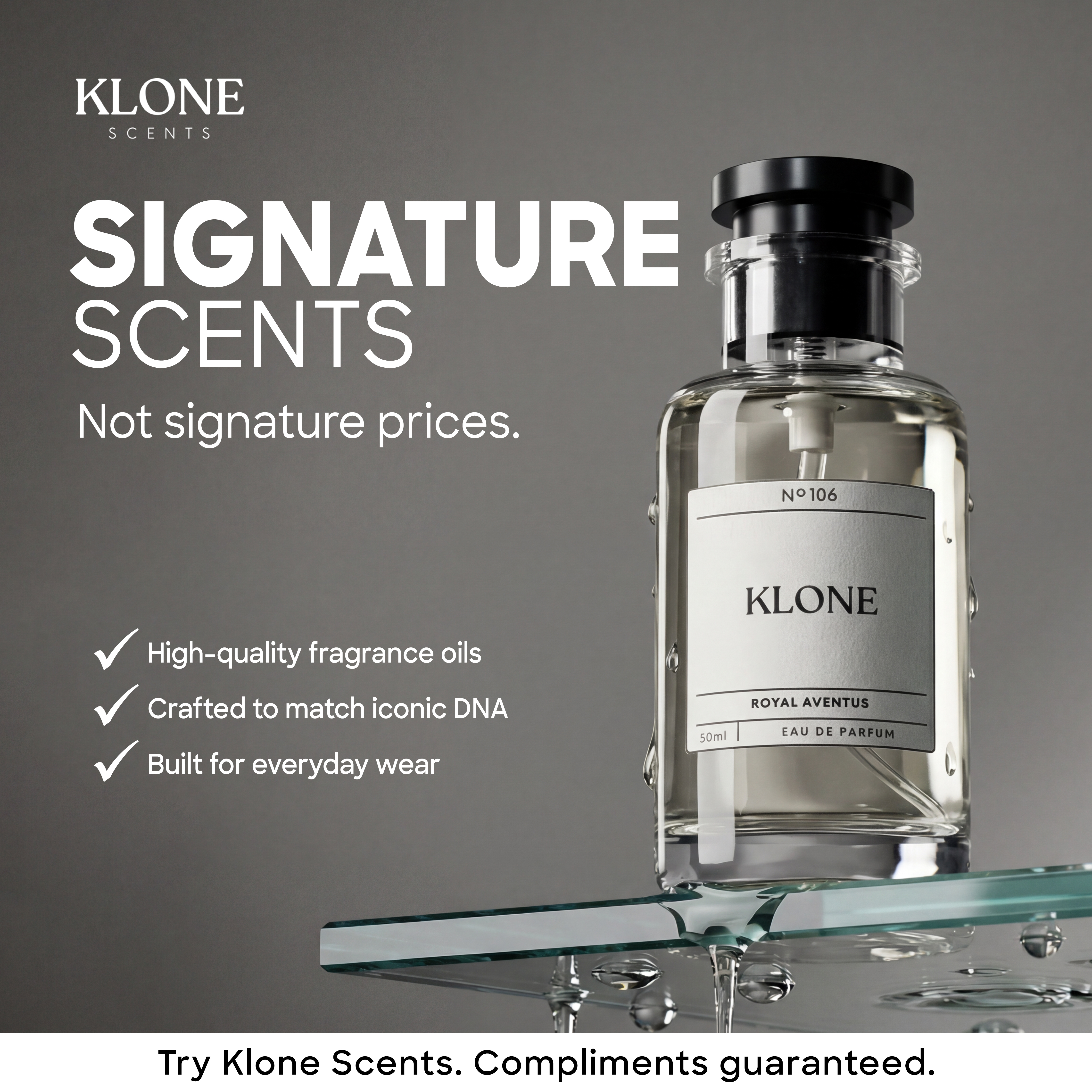 Klone Scents Facebook ad