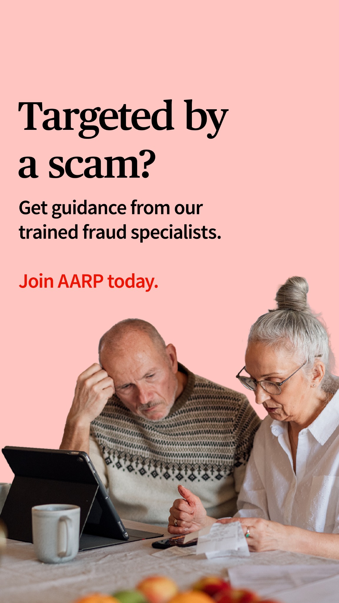 AARP Facebook ad