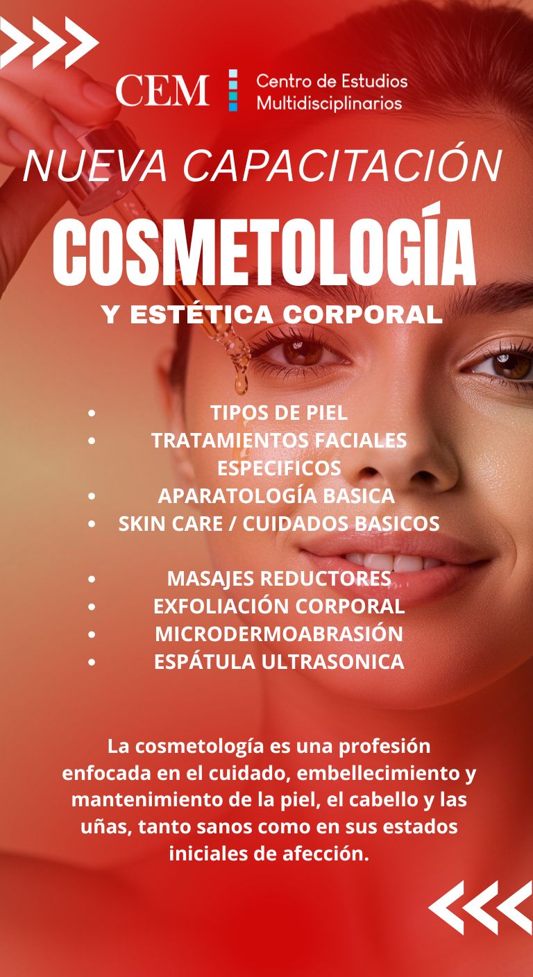Centro de Estudios Multidisciplinarios Facebook ad: Curso de Cosmetoogia