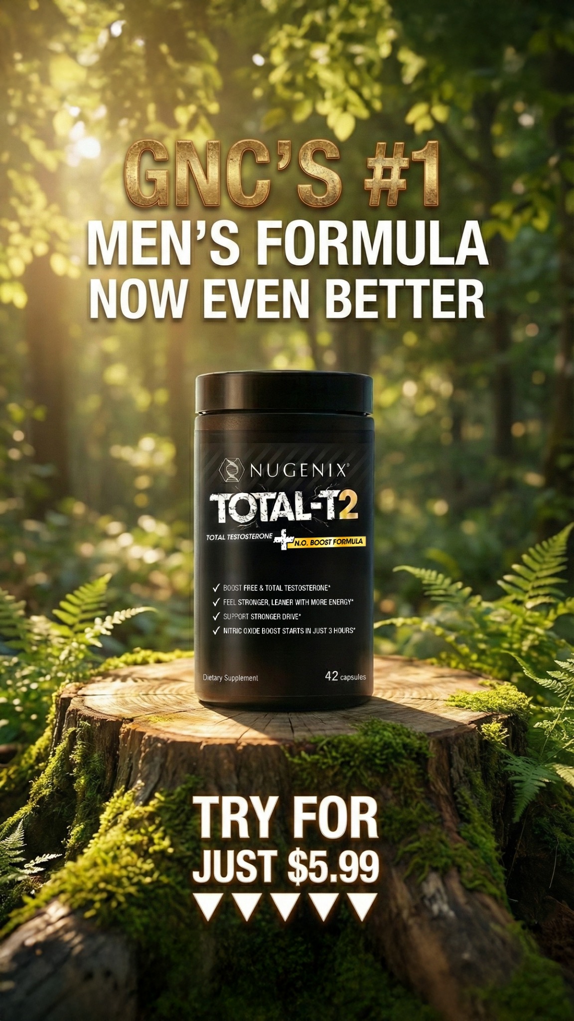 GNC Live Well Facebook ad