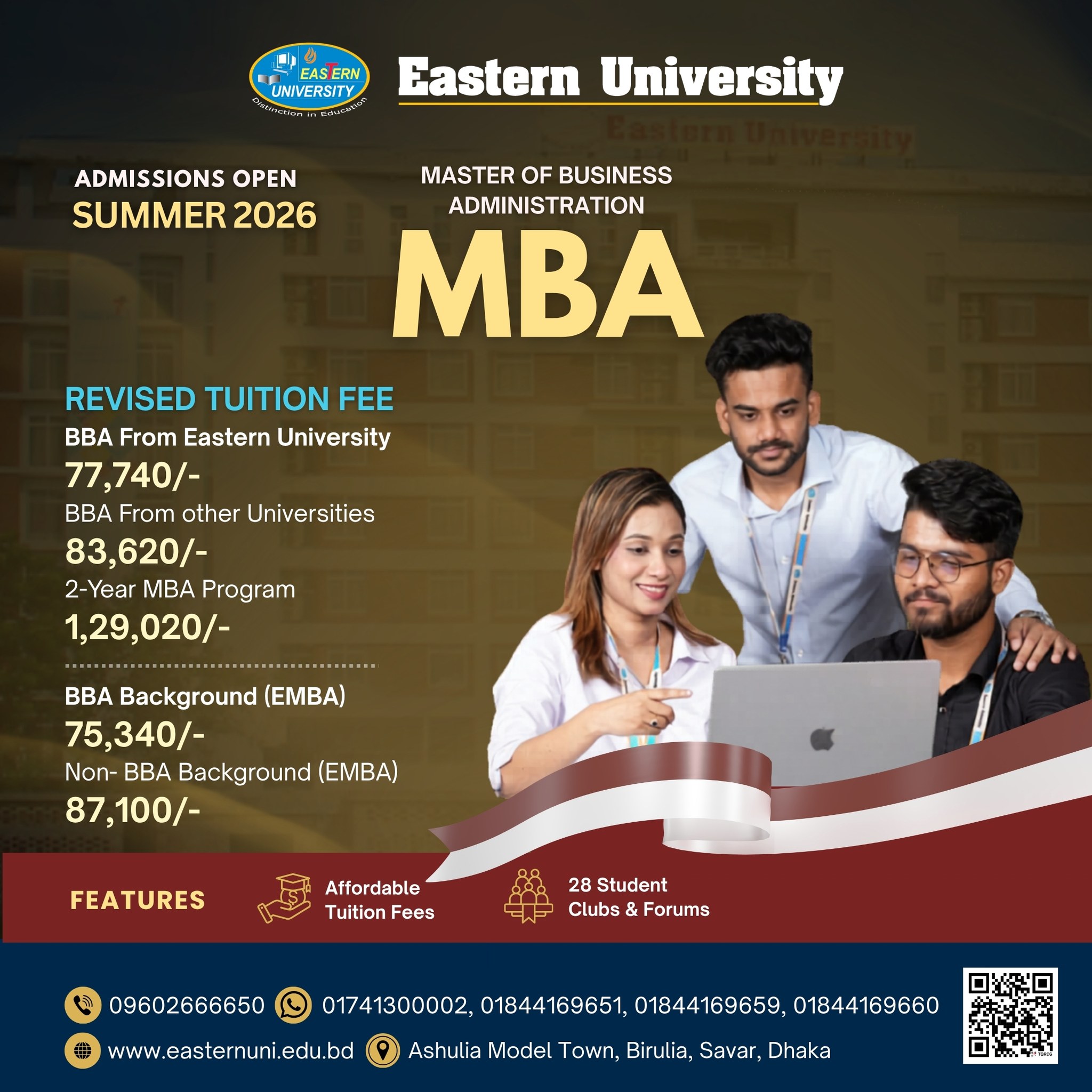 Eastern University Facebook ad