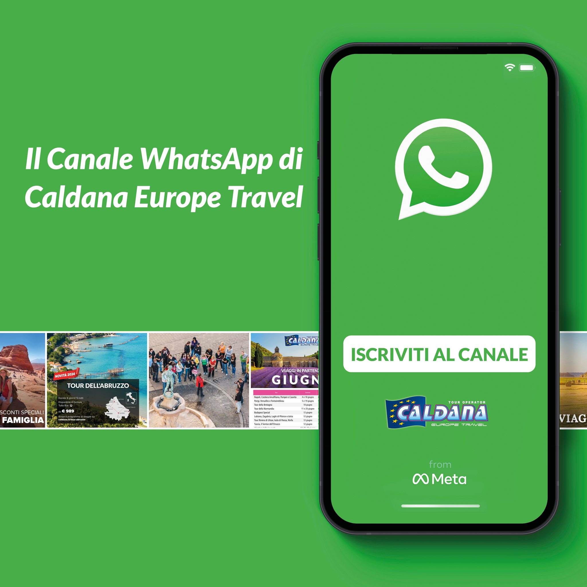 Caldana Europe Travel Facebook ad
