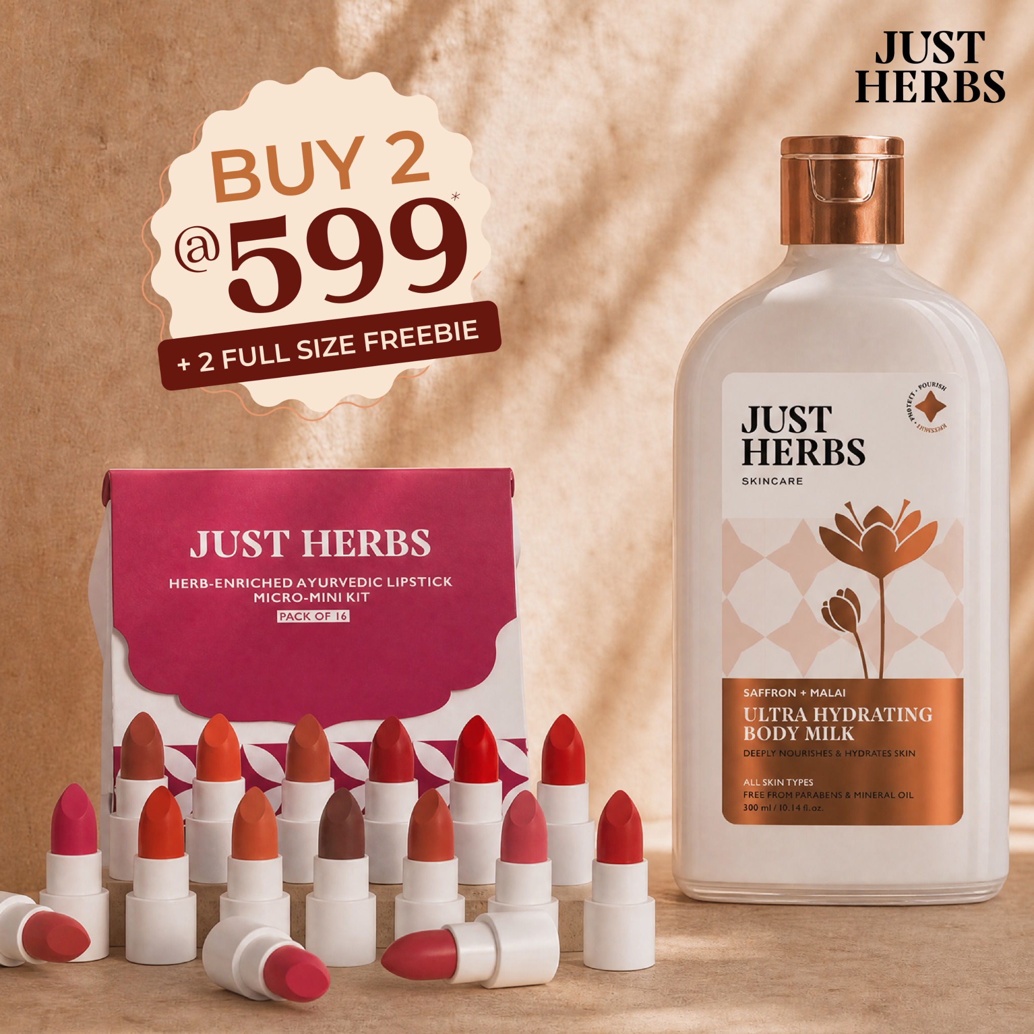 Just Herbs Facebook ad