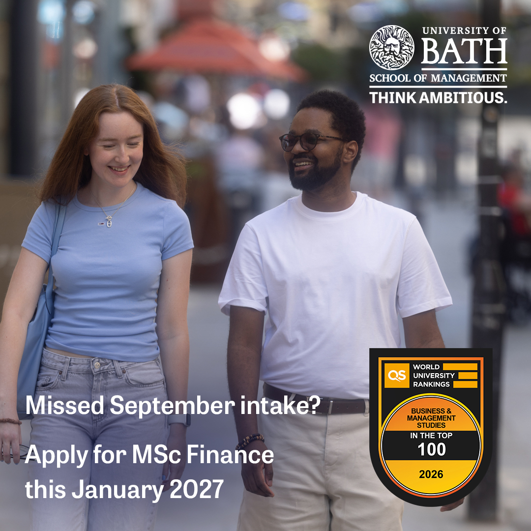 University of Bath School of Management Facebook ad