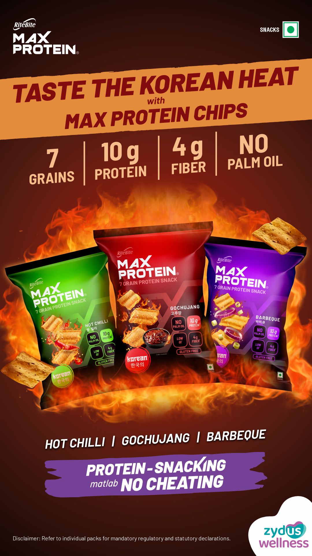 Max Protein Snacks Facebook ad