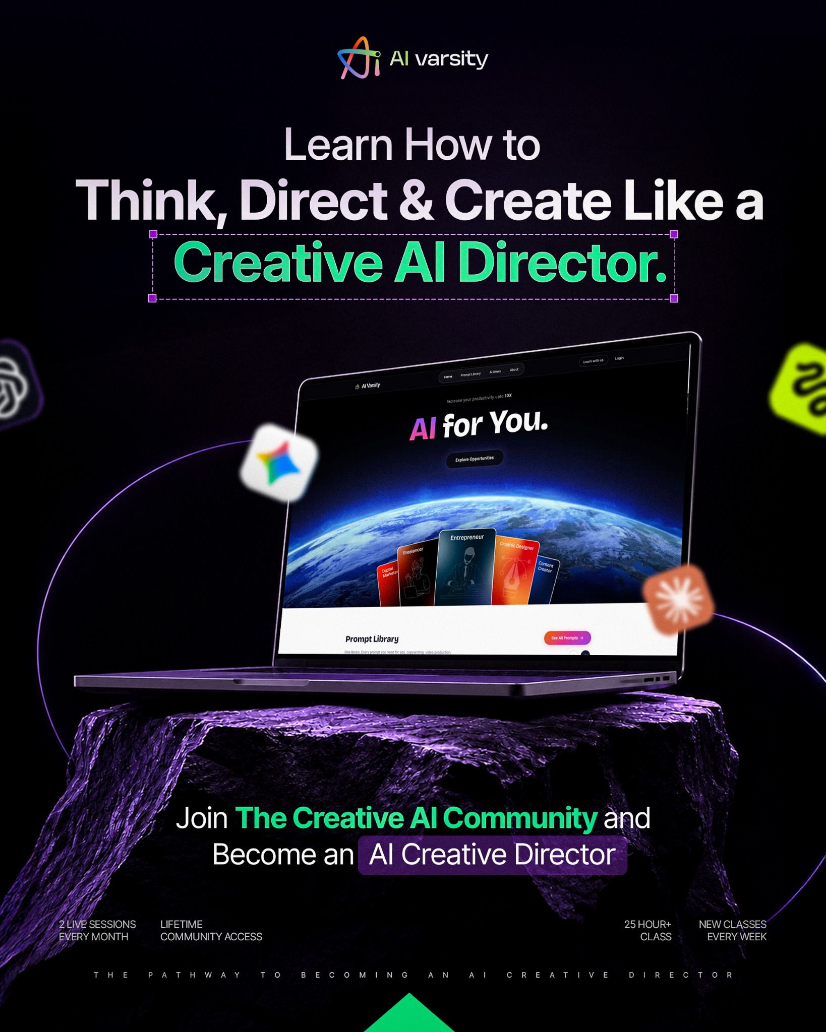 AI Varsity Bangla Facebook ad: Become a Creative AI Director