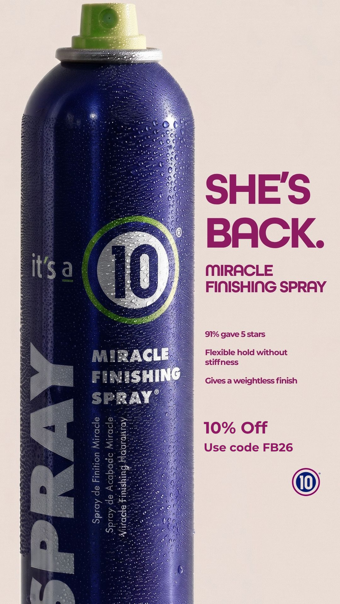 It's a 10 Facebook ad