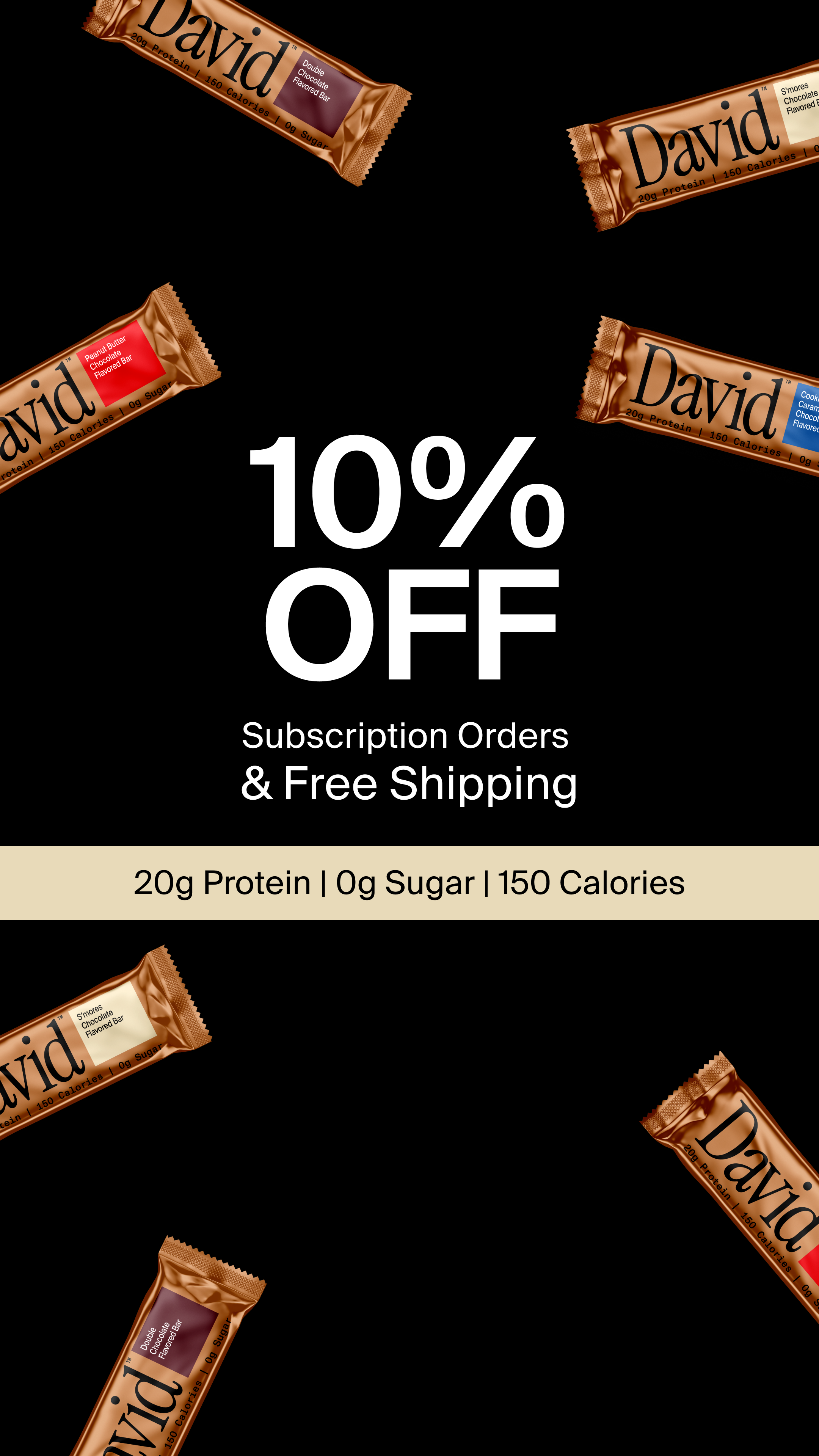 David Protein Facebook ad