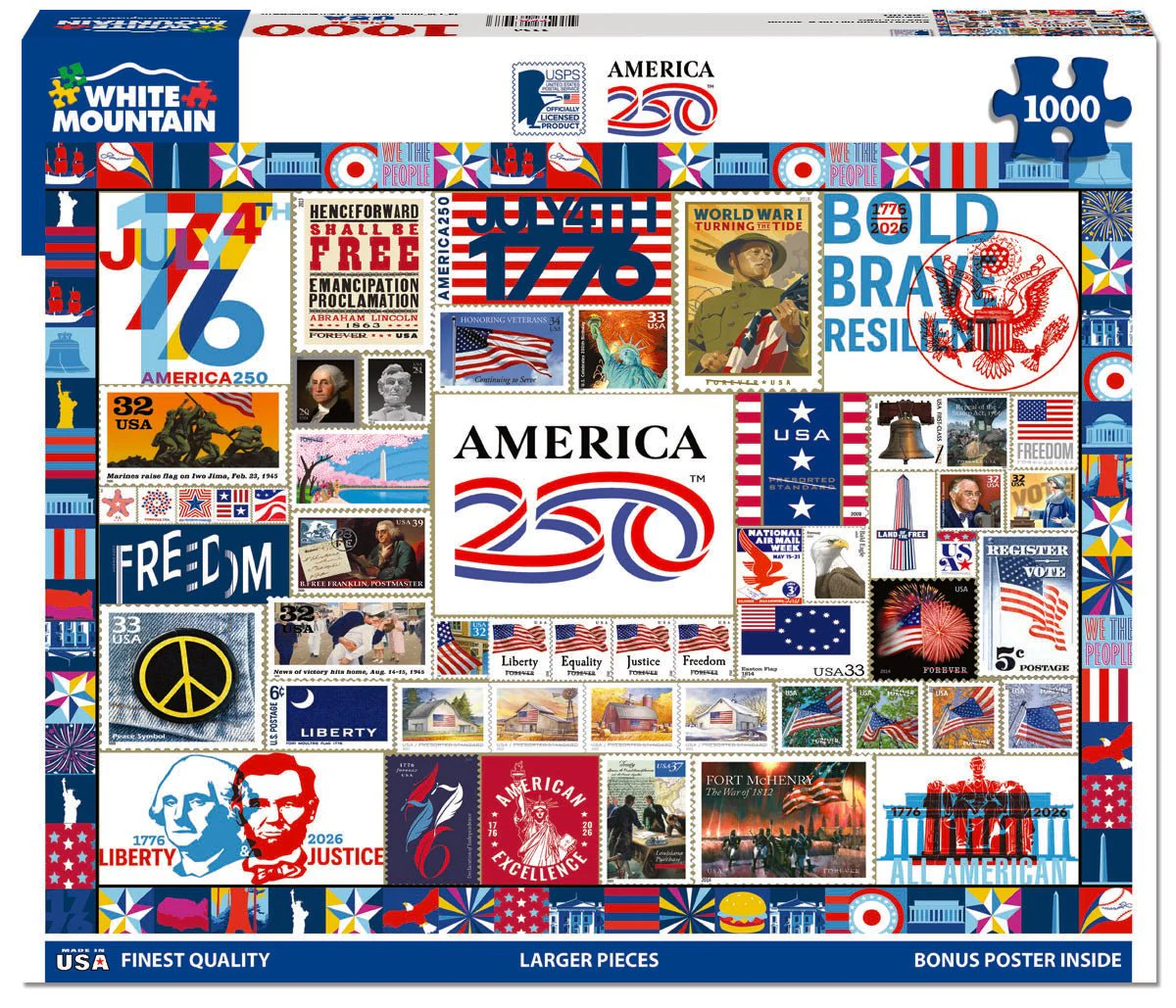 White Mountain Puzzles Facebook ad