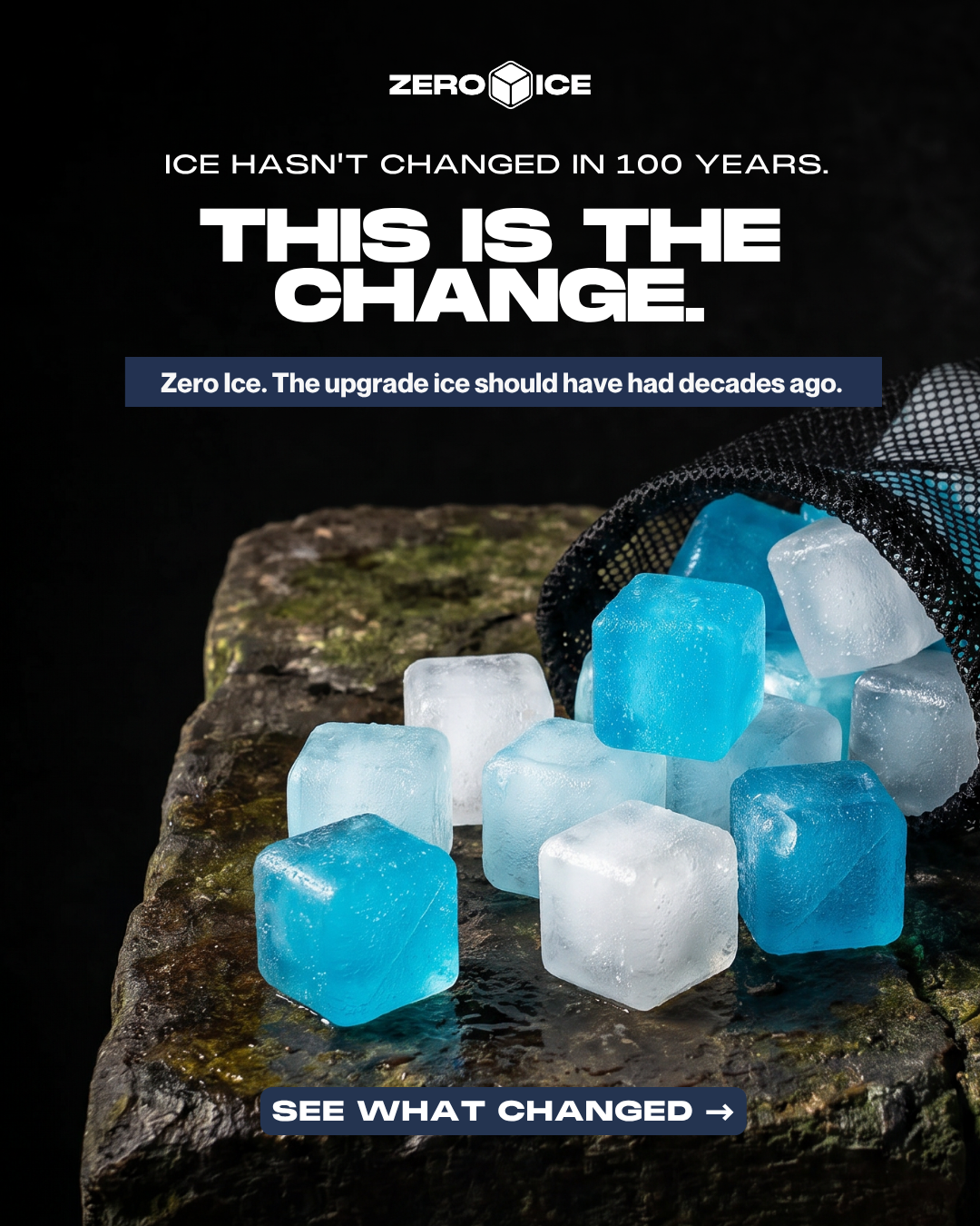 ZERO ICE Facebook ad