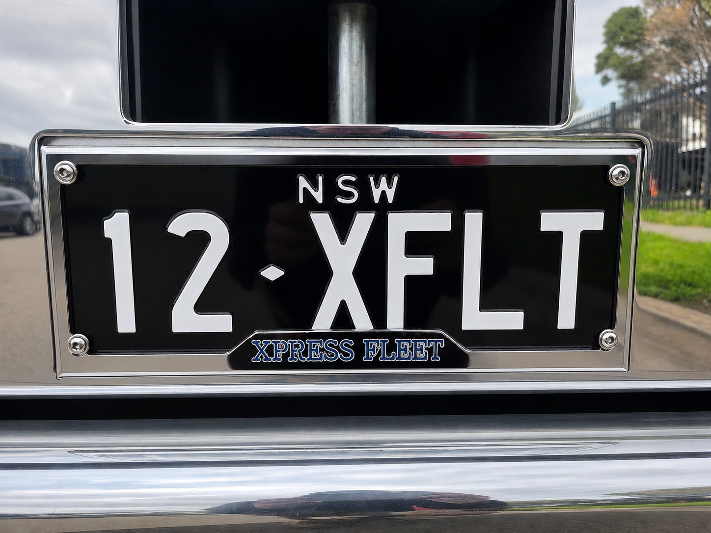 TrueBlue Truck Accessories Facebook ad: Number Plate Surrounds