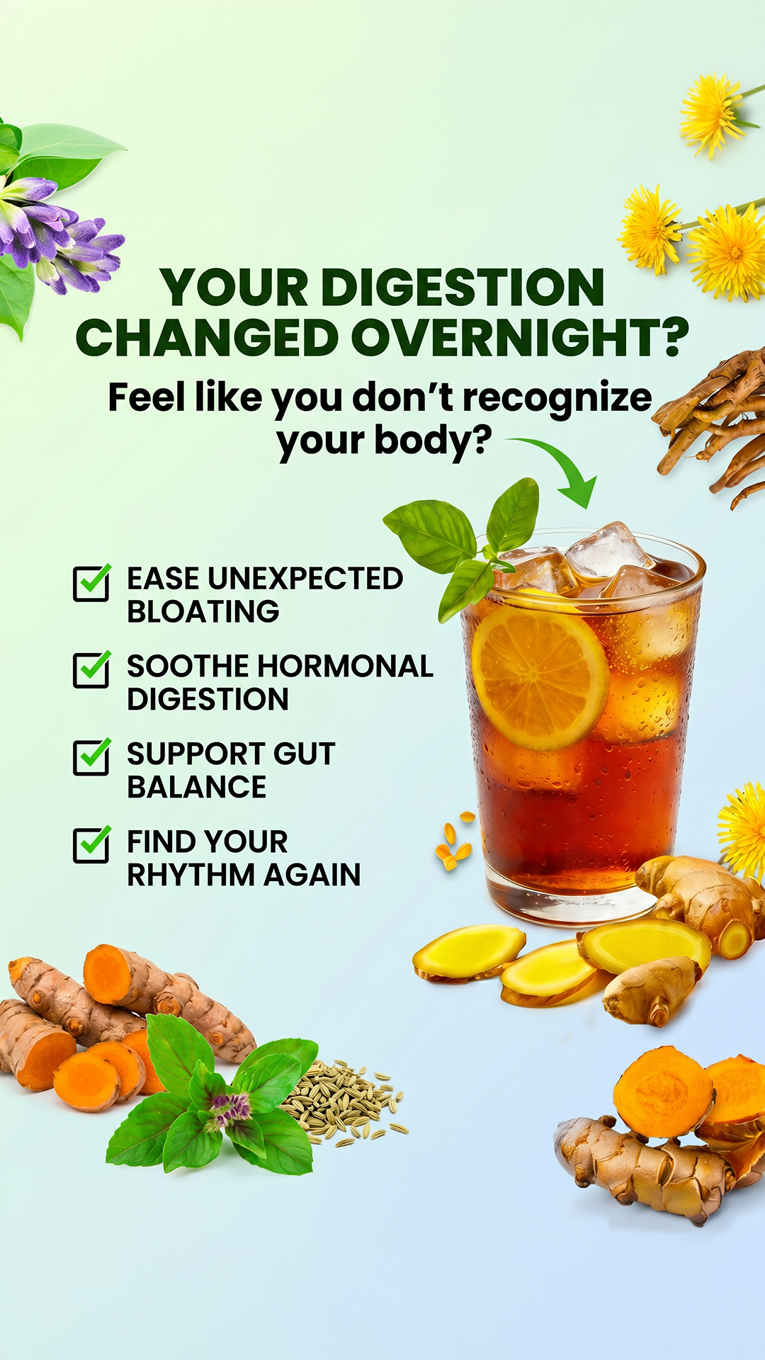 Herbaly Facebook ad