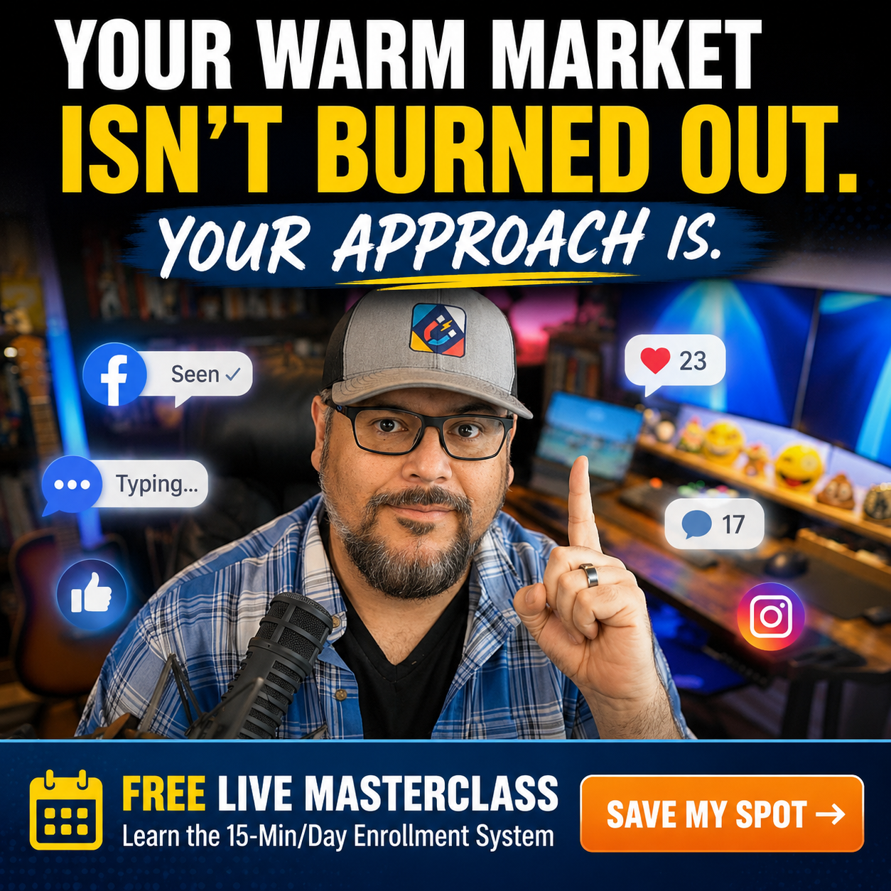 Attraction Marketing Facebook ad