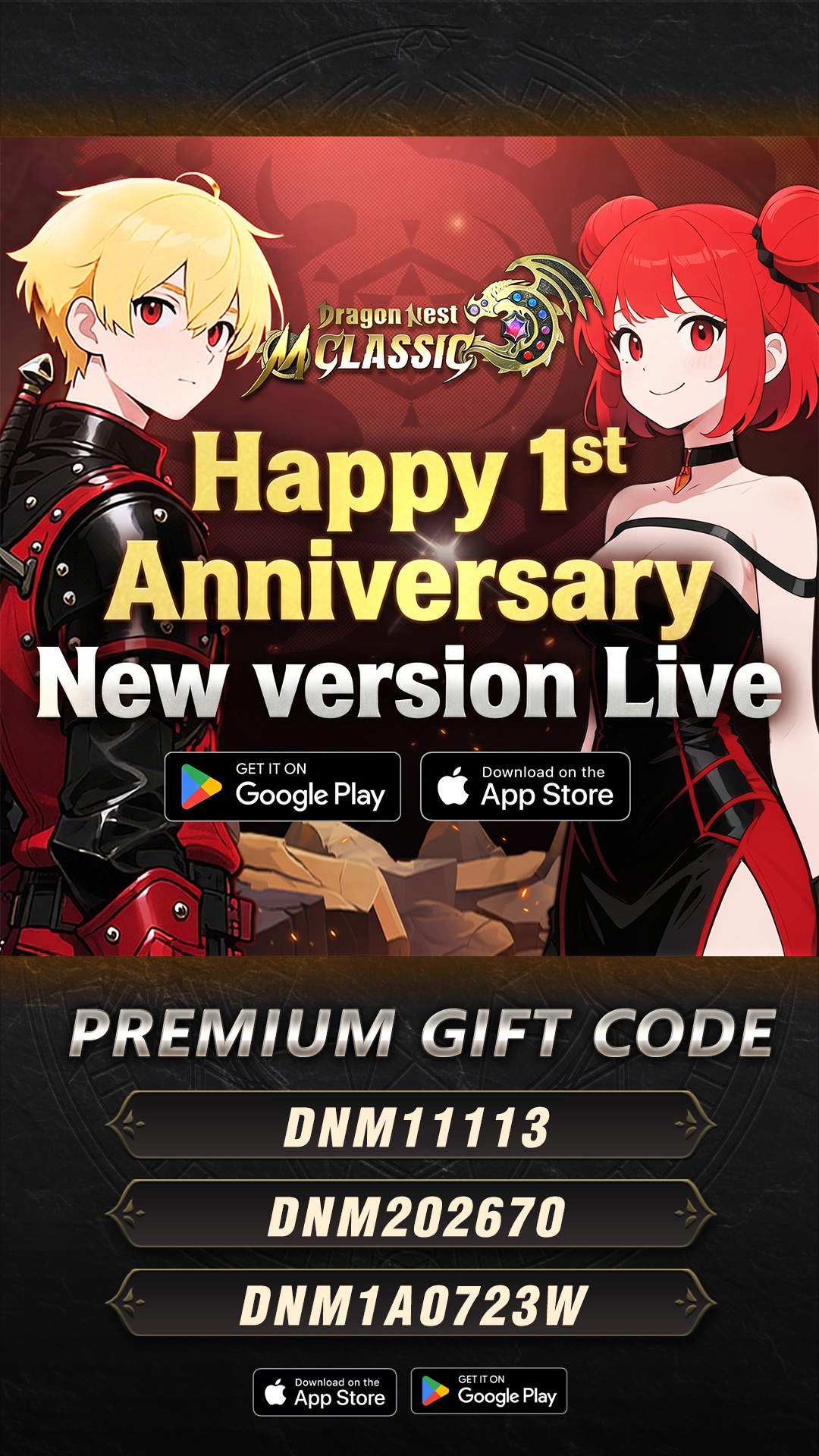 Dragon Nest M: Classic Facebook ad from Aug 3, 2026