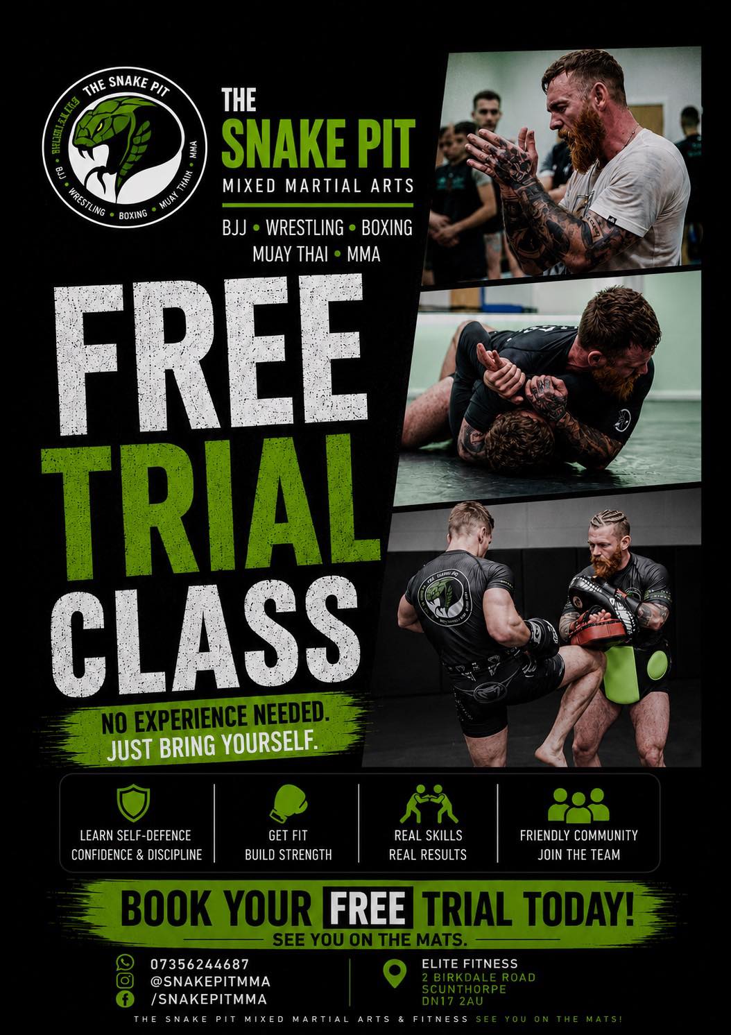 The Snake Pit - Mixed Martial Arts & Fitness Facebook ad
