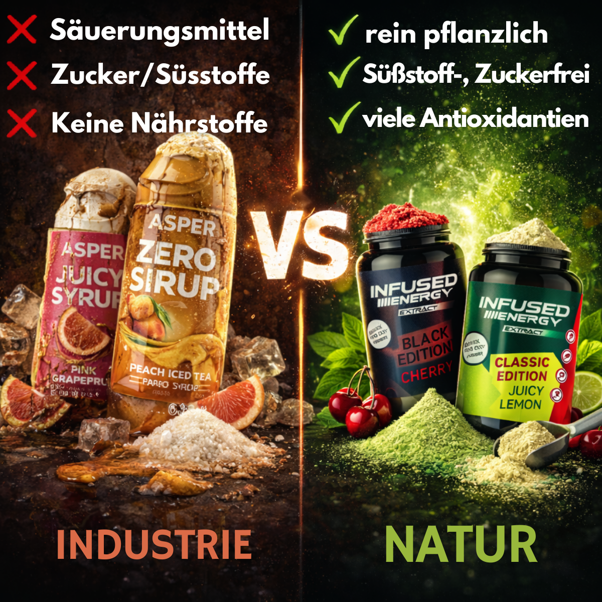 Infused energy Facebook ad