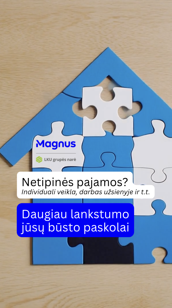 Kredito unija Magnus Facebook ad from Jul 21, 2026