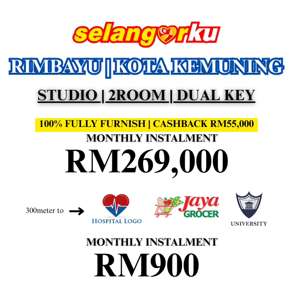 ECO Park Residence Facebook ad: Rm269,000 Monthly Instalment Rm900