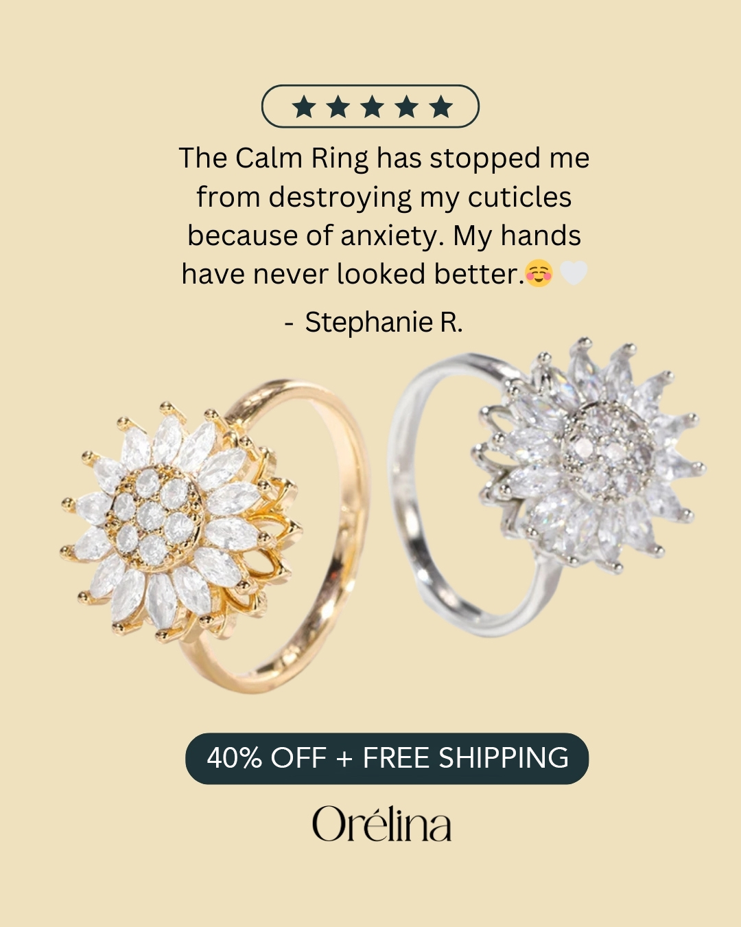 Orélina Jewelry Facebook ad
