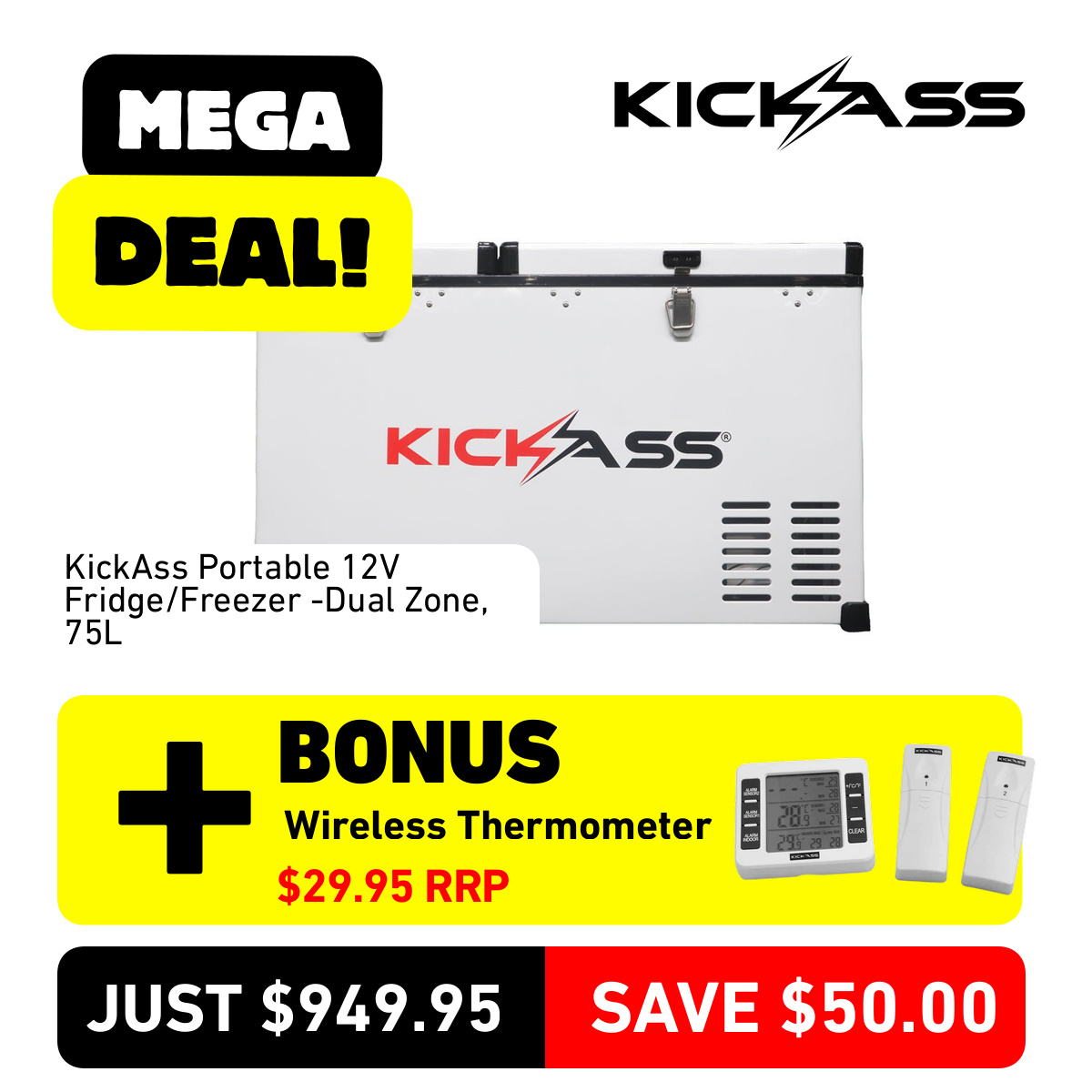 KickAss Products Facebook ad
