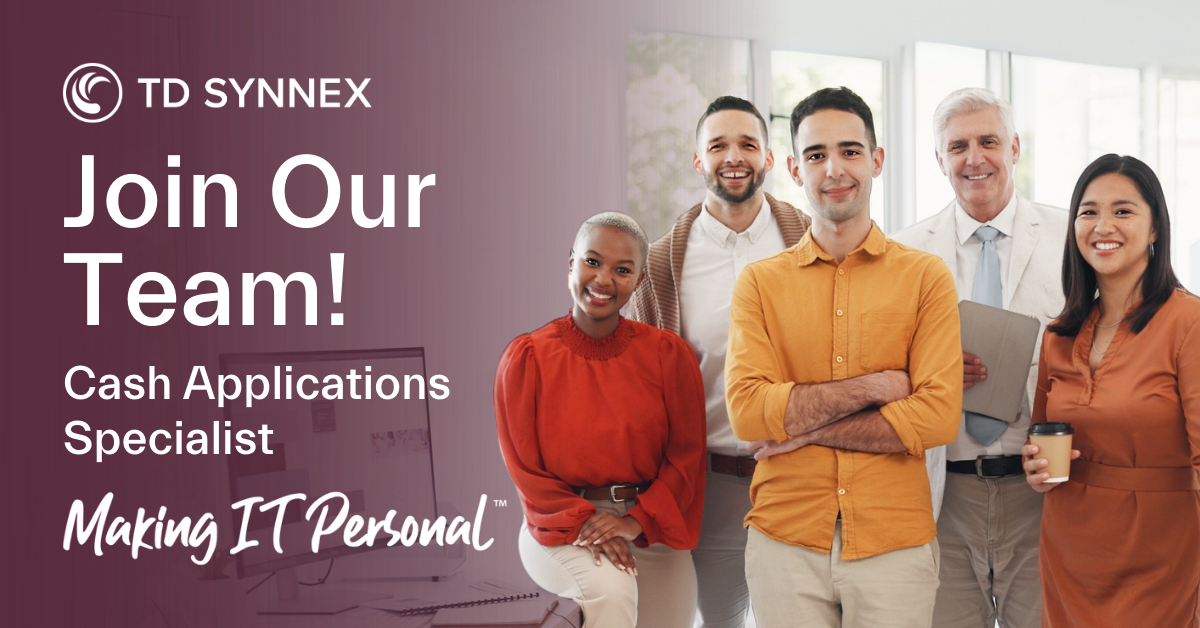 TD SYNNEX Facebook ad: Join Our Team as a Cash Applications Specialist!