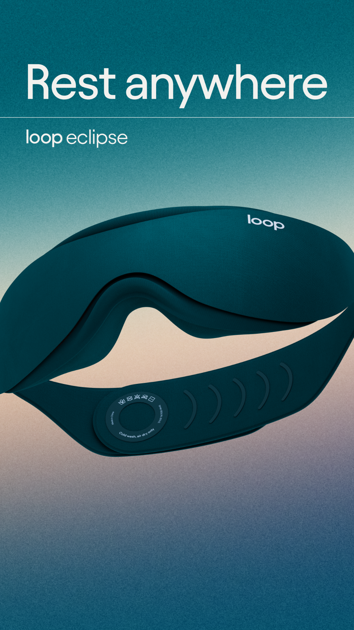 Loop Facebook ad: Sleep through the flight