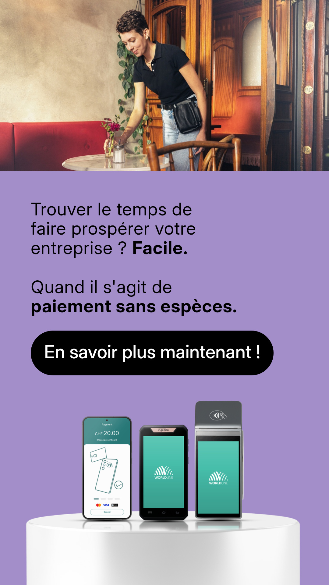 Worldline Switzerland Facebook ad